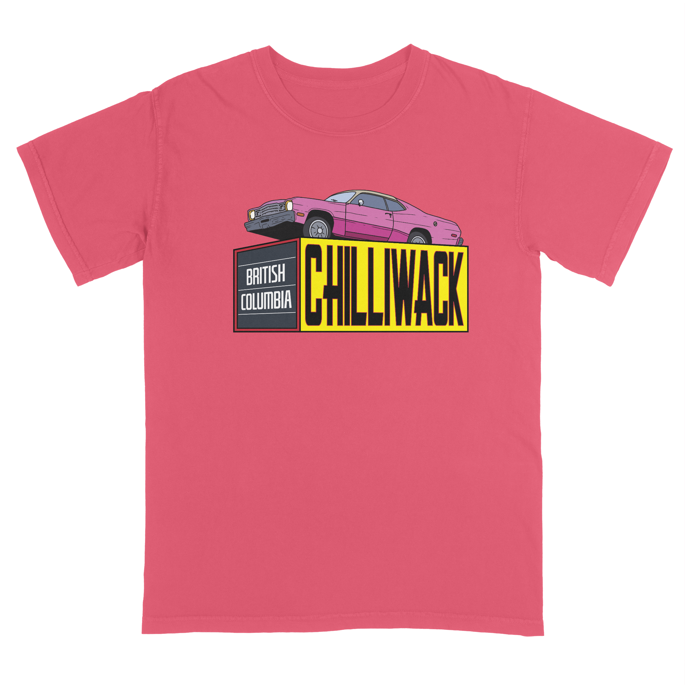 Chilliwack Pink Car T-Shirt