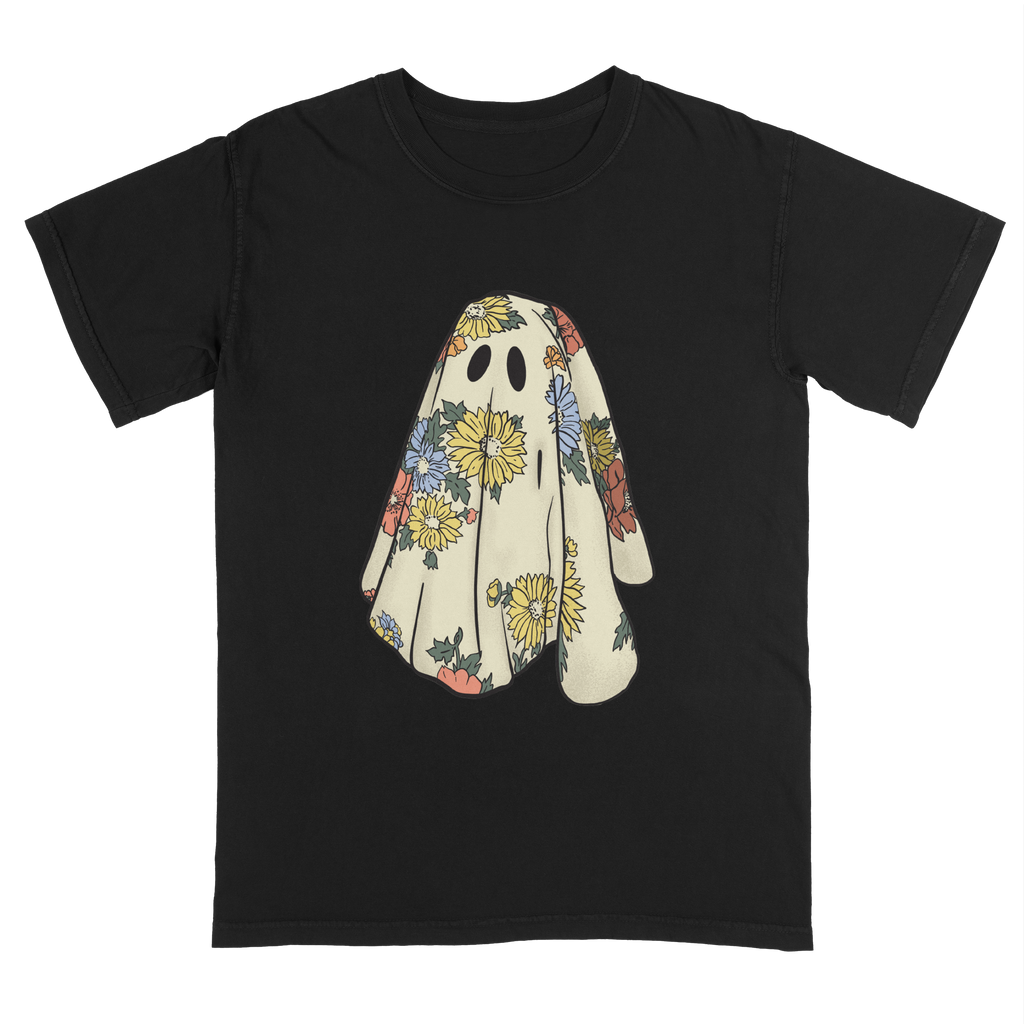 Floral Sheet Ghost T-Shirt