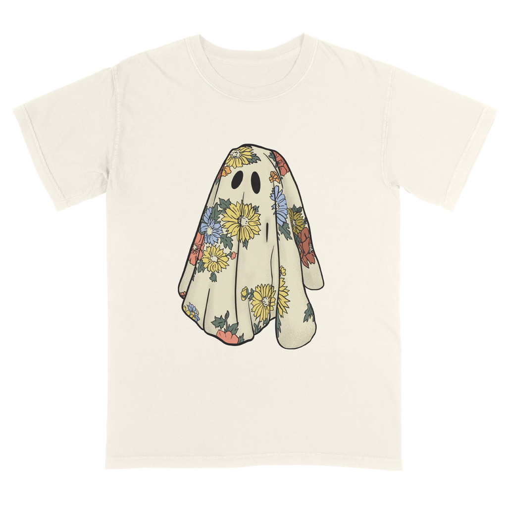 Floral Sheet Ghost T-Shirt