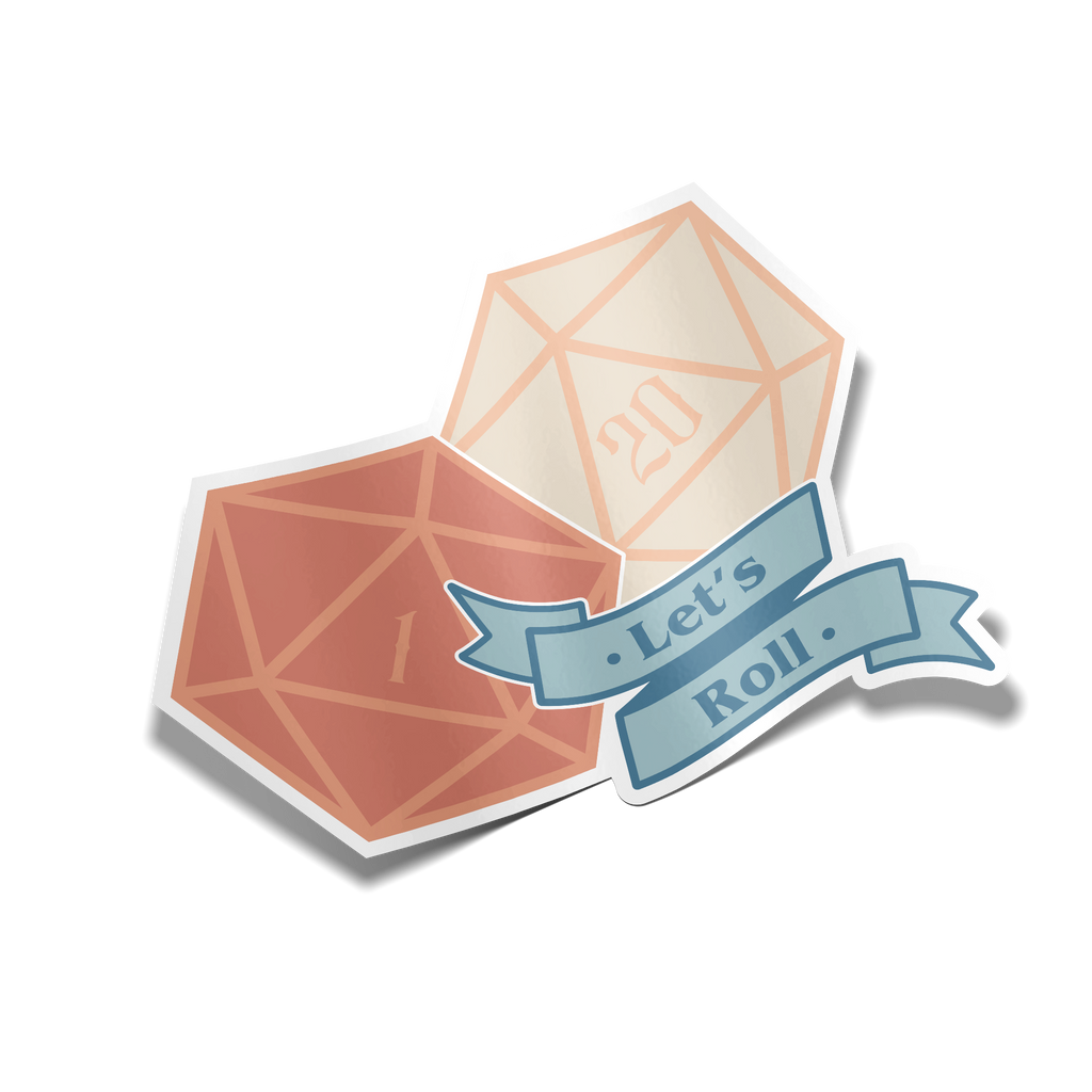 "Let's Roll" Sticker