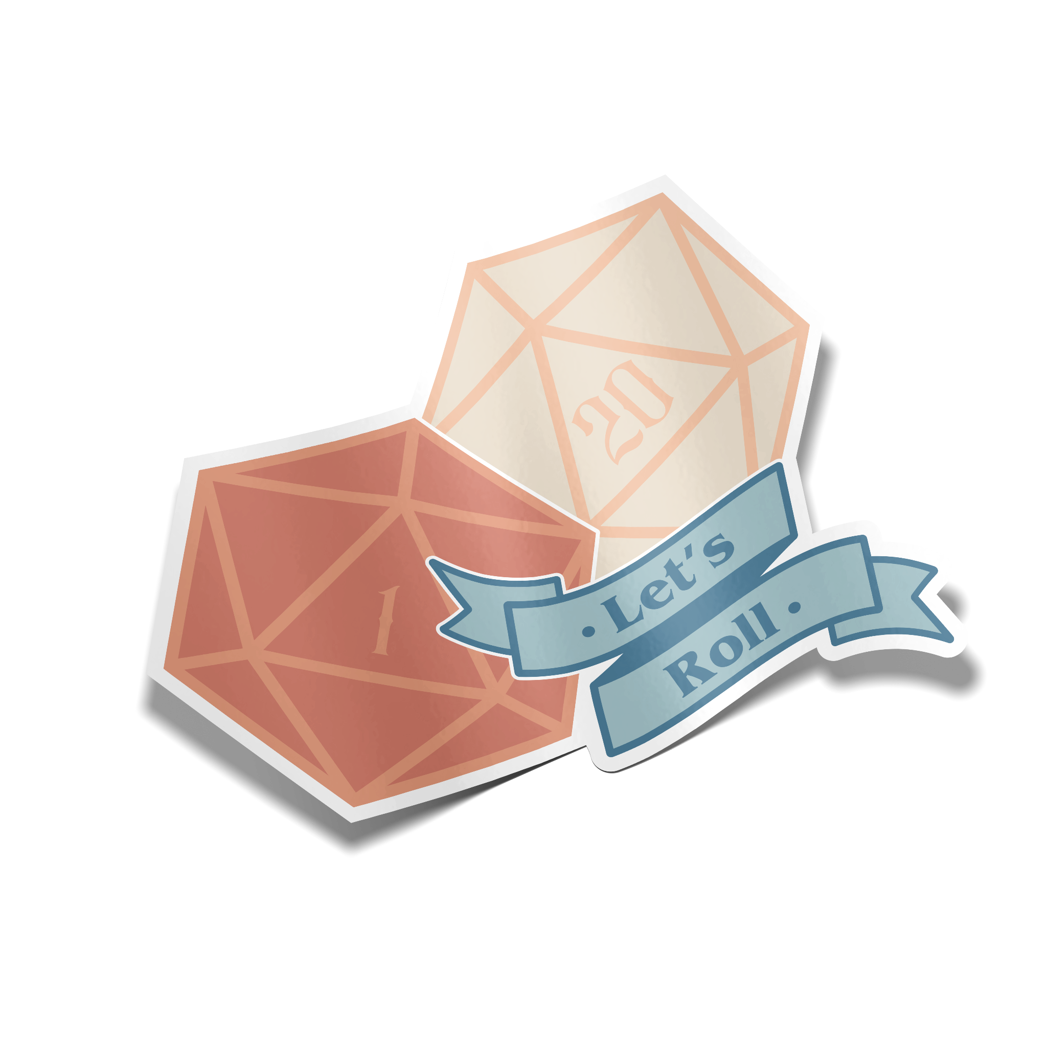 "Let's Roll" Sticker