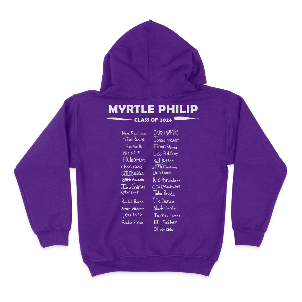 Youth Myrtle Philip Community School Grad 24 Hoodies