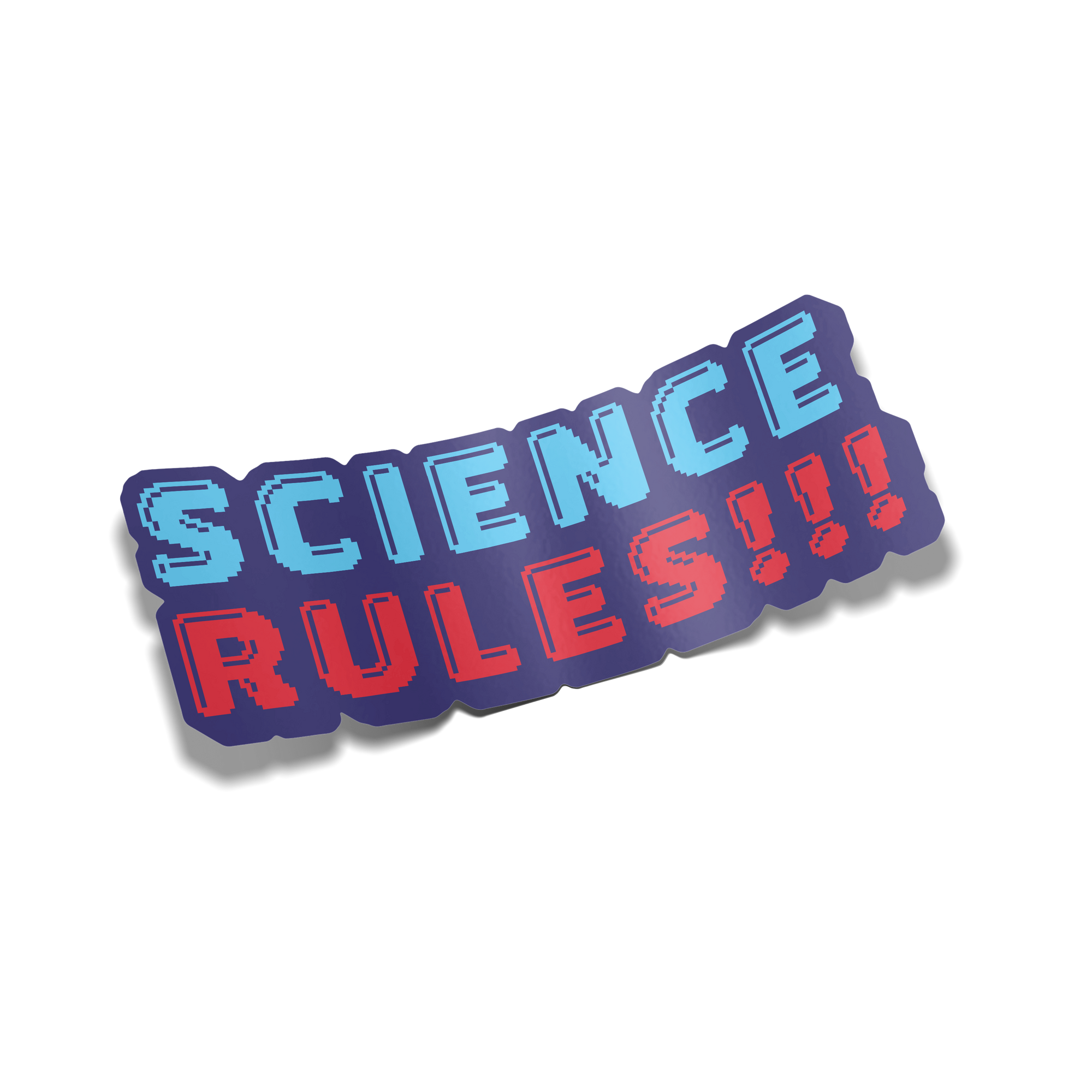 "Science Rules" Sticker