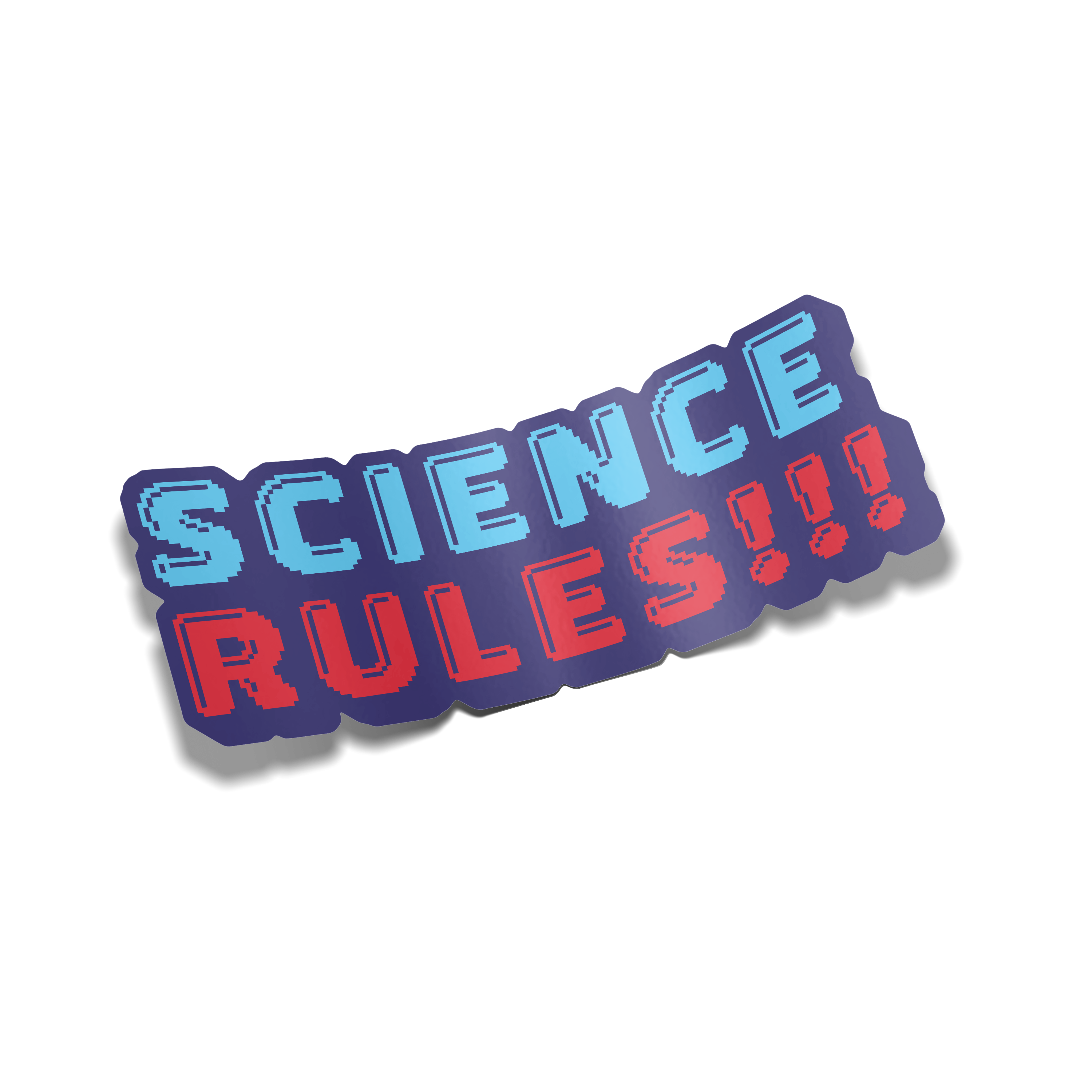 "Science Rules" Sticker