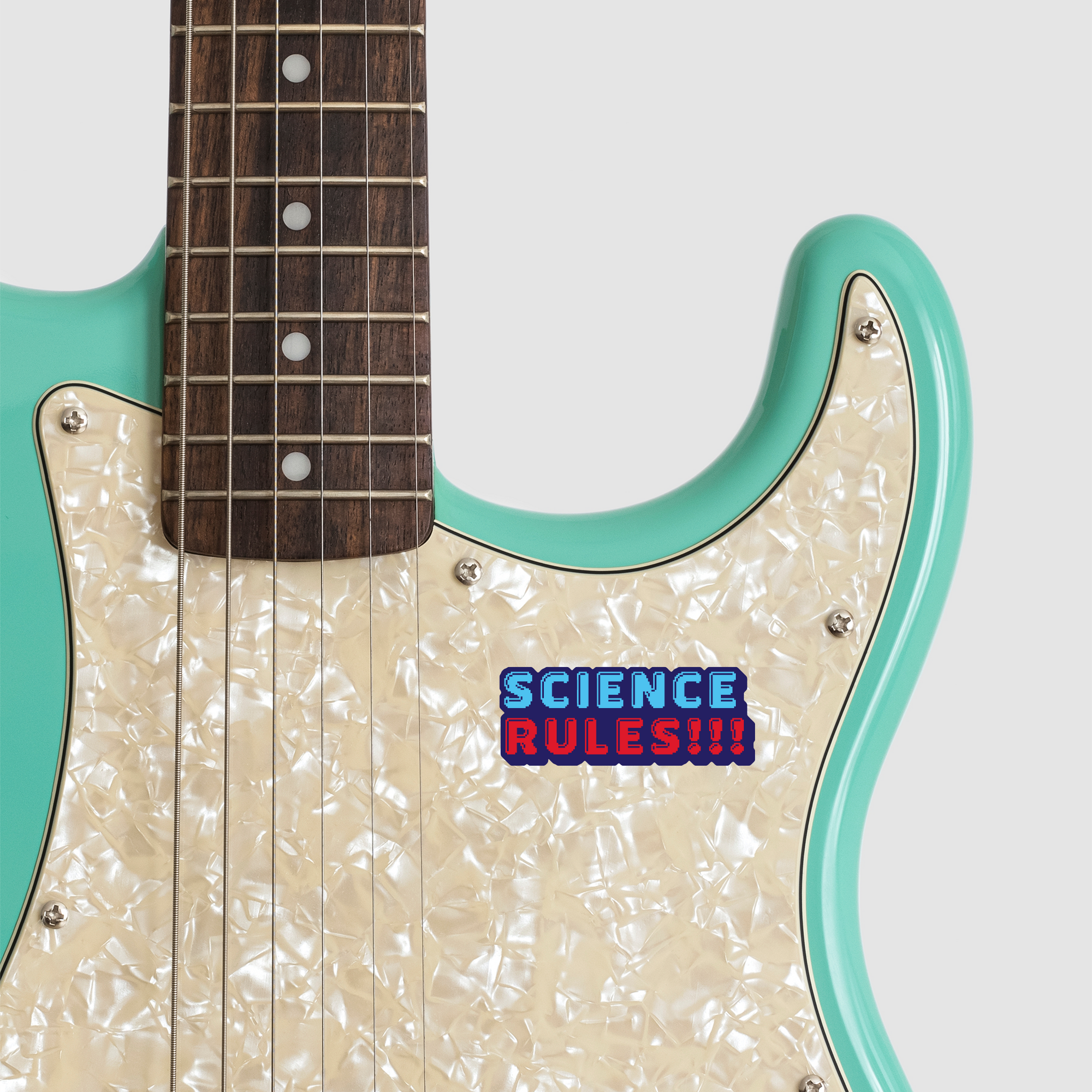 "Science Rules" Sticker