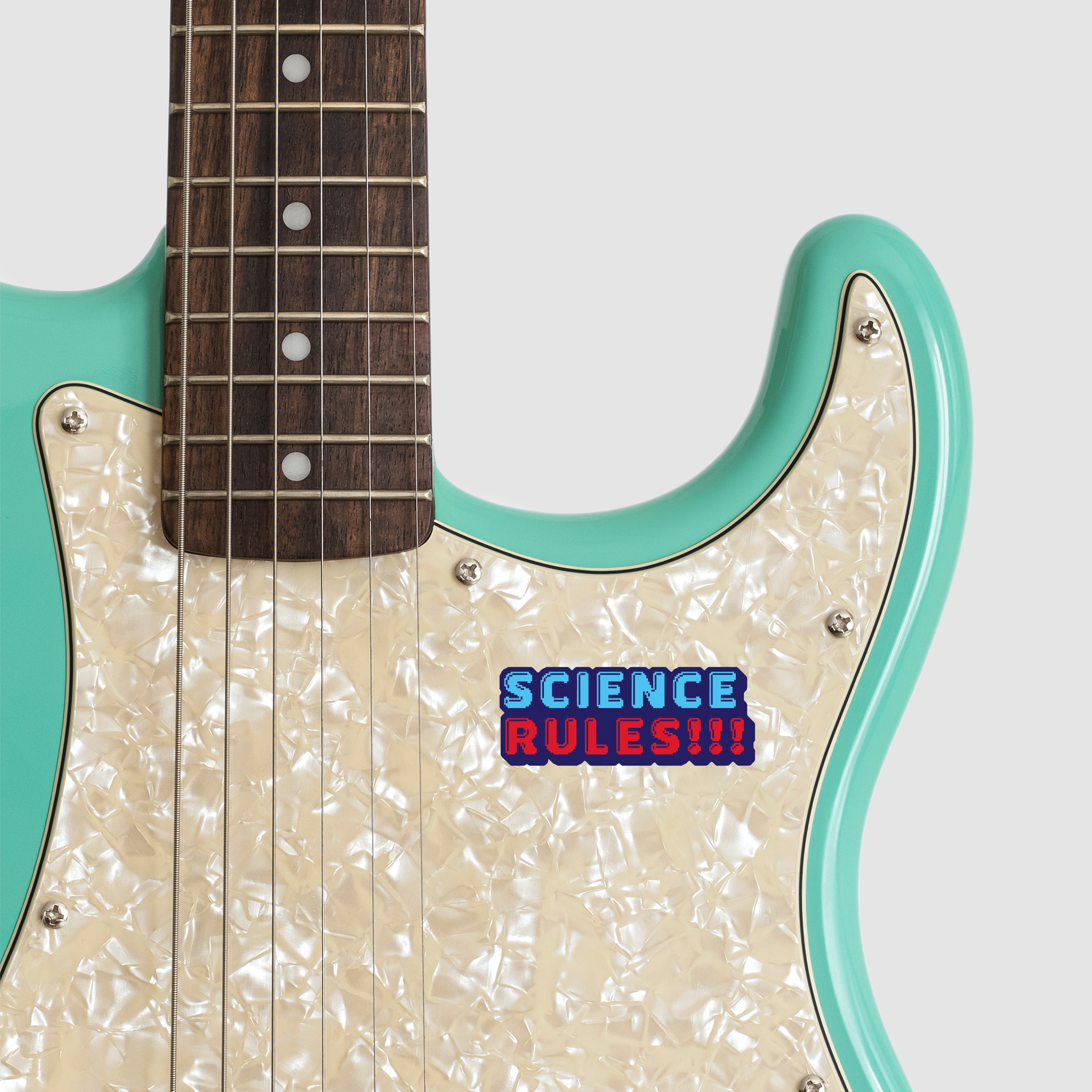 "Science Rules" Sticker