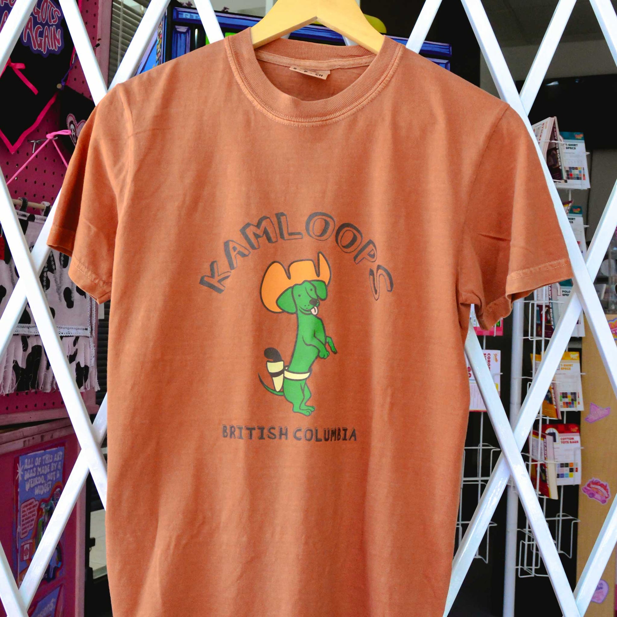 "Kamloops, British Columbia" Wiener Dog T-Shirt