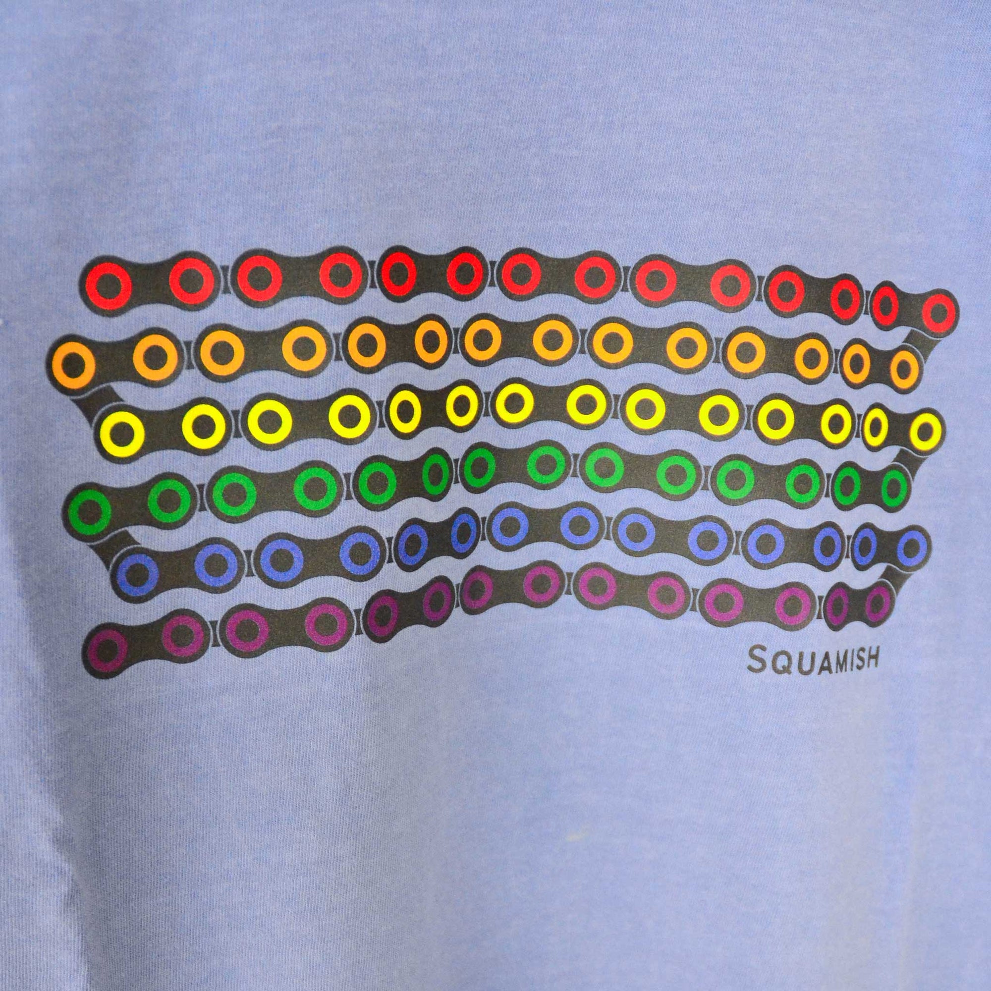 "Squamish" Rainbow Bike Chain T-Shirt