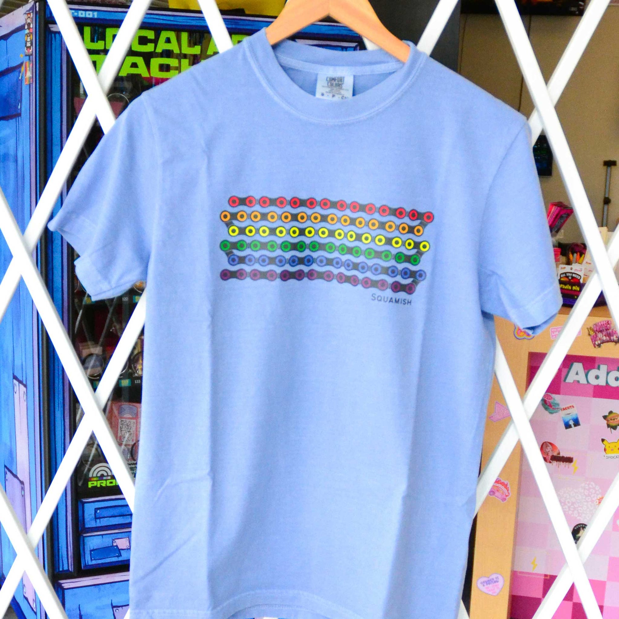 "Squamish" Rainbow Bike Chain T-Shirt
