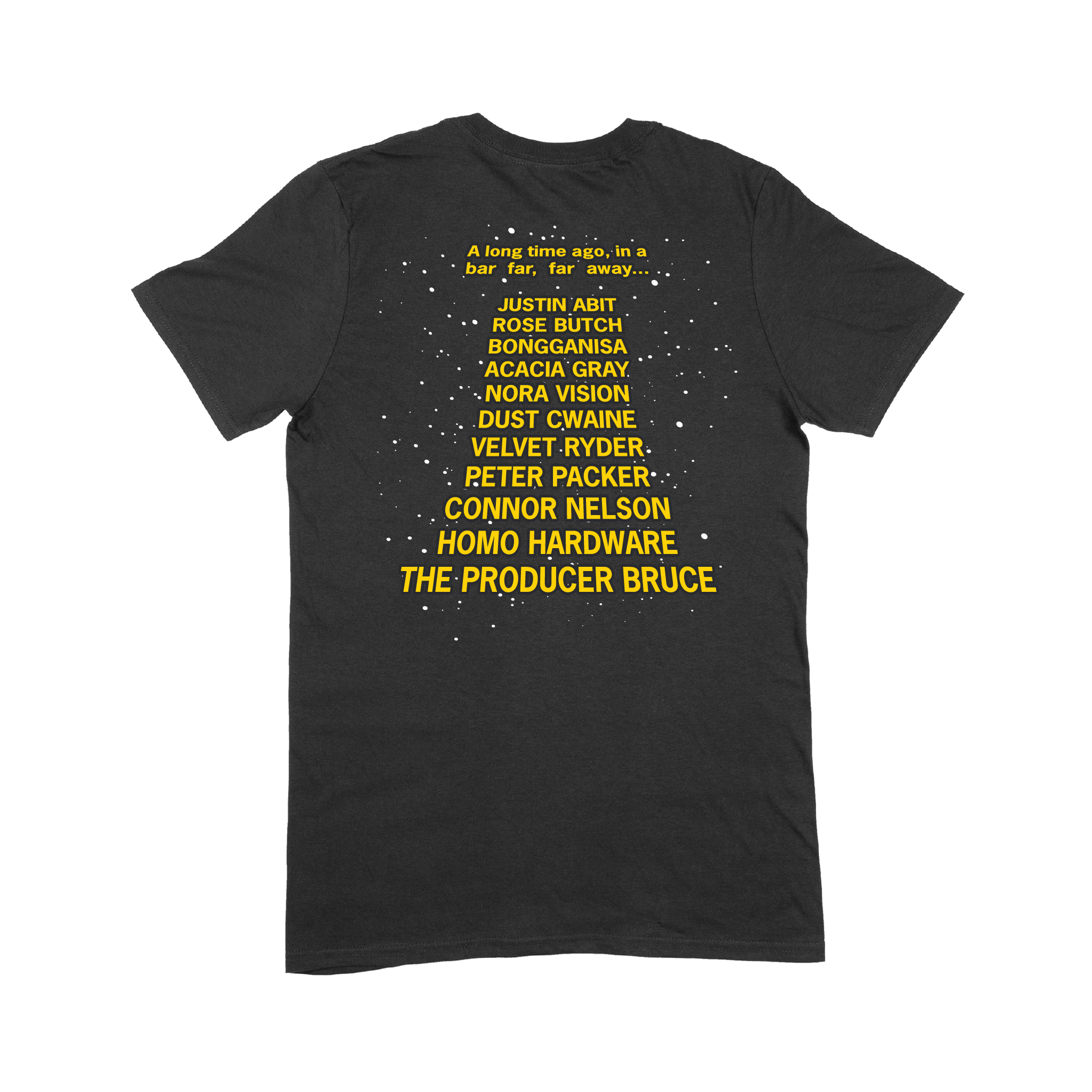 Star Wars: A Drag and Music Show T-Shirt A Sleepy Queers Production