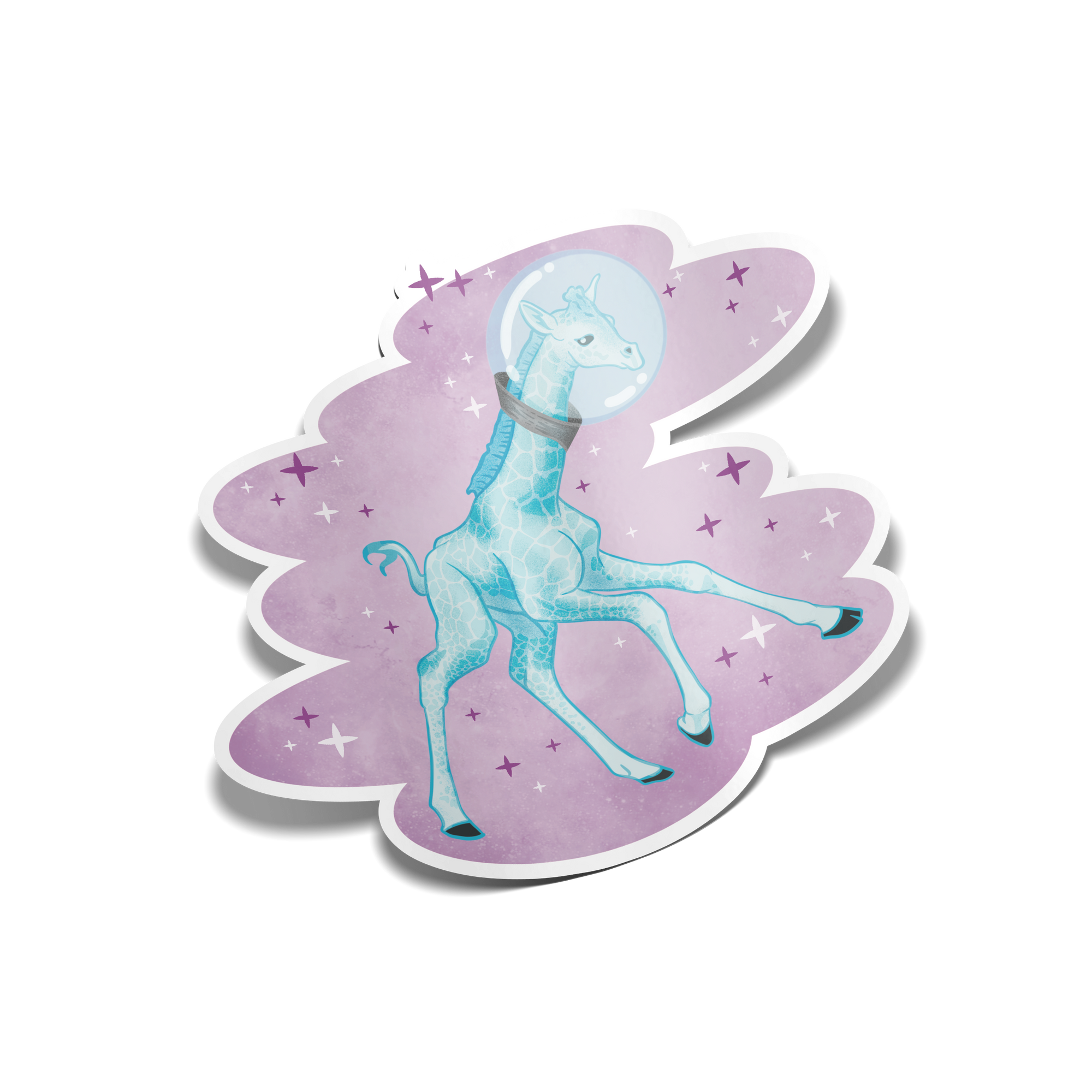 "Astro Giraffe" Sticker