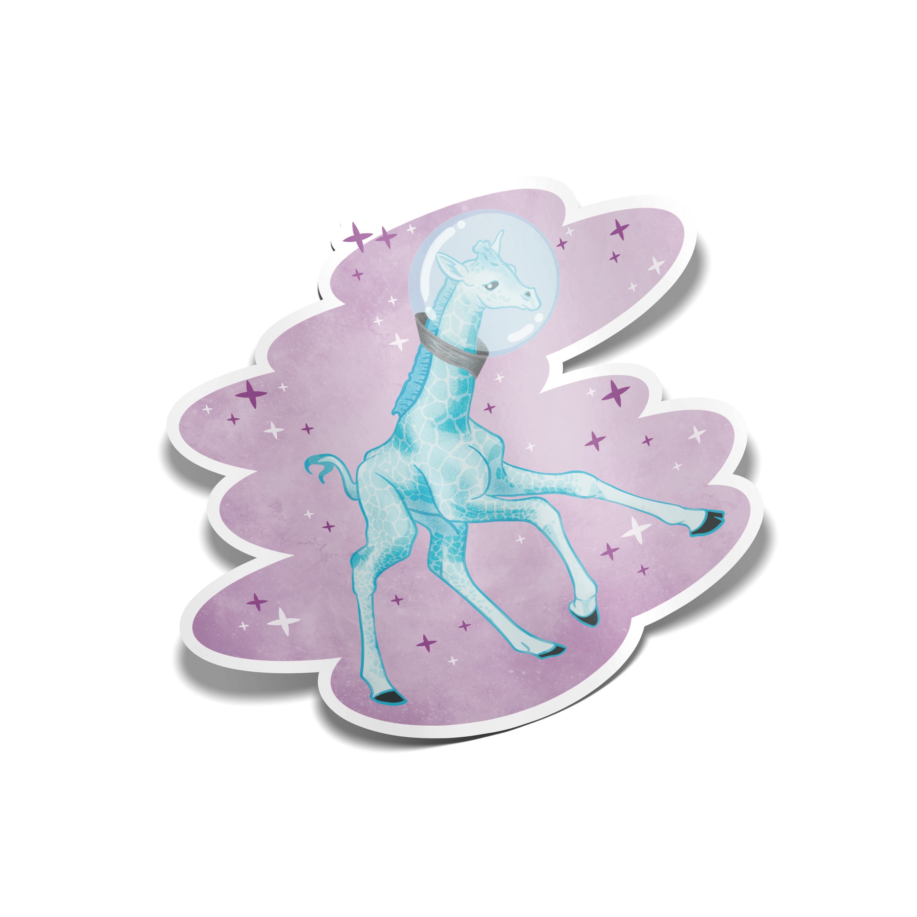 "Astro Giraffe" Sticker