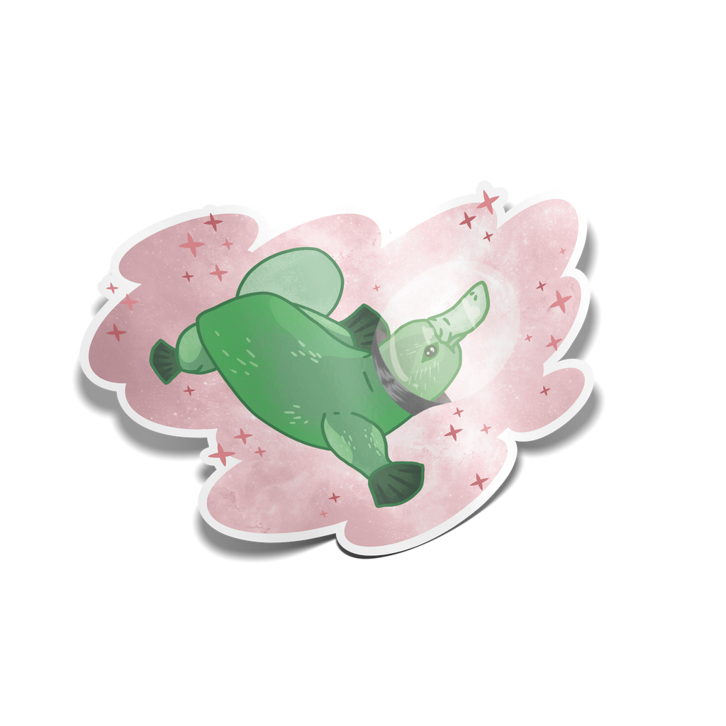 "Astro Platypus" Sticker