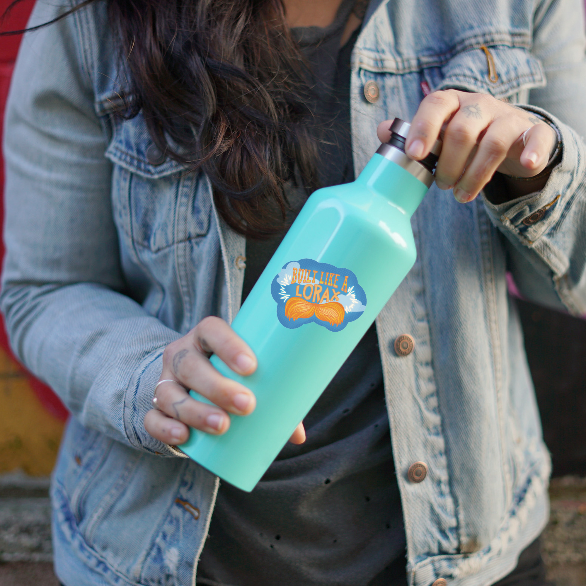 "Built Like a Lorax" Sticker