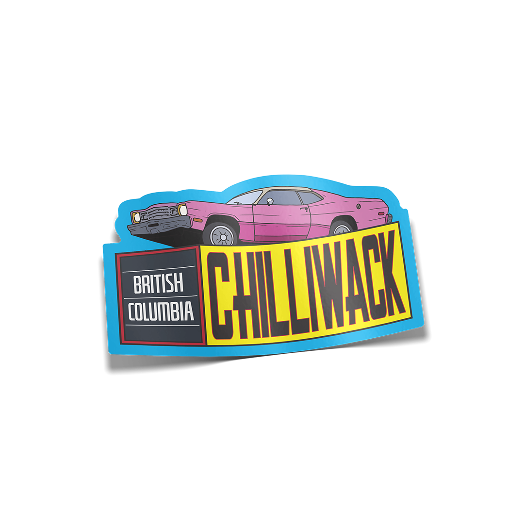 "Chillwack Pick-A-Part Pink Car" Sticker