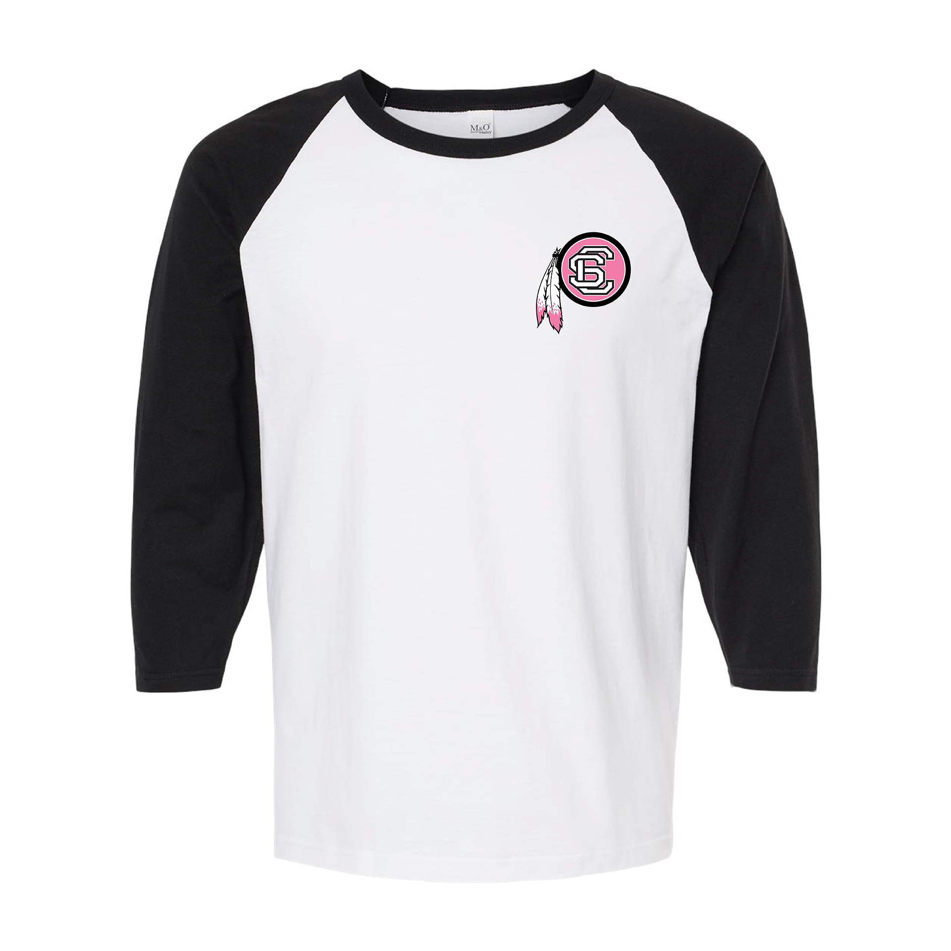 Chase Secondary School Unisex Raglan Three-Quarter Sleeve Shirt