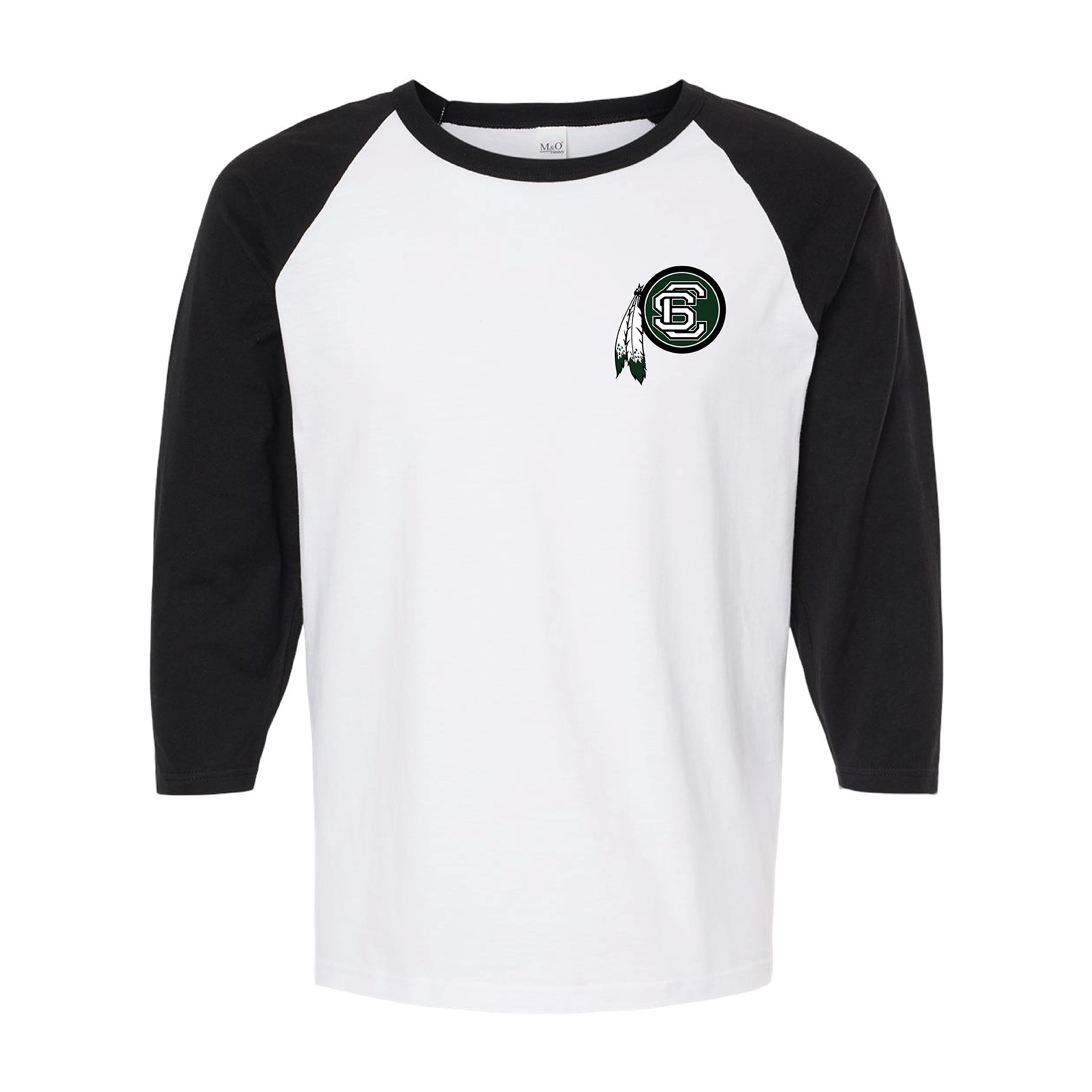 Chase Secondary School Unisex Raglan Three-Quarter Sleeve Shirt