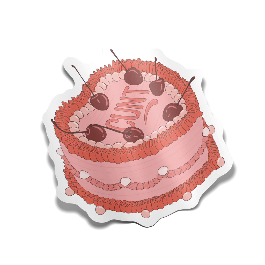 "Cunt Cake" Sticker