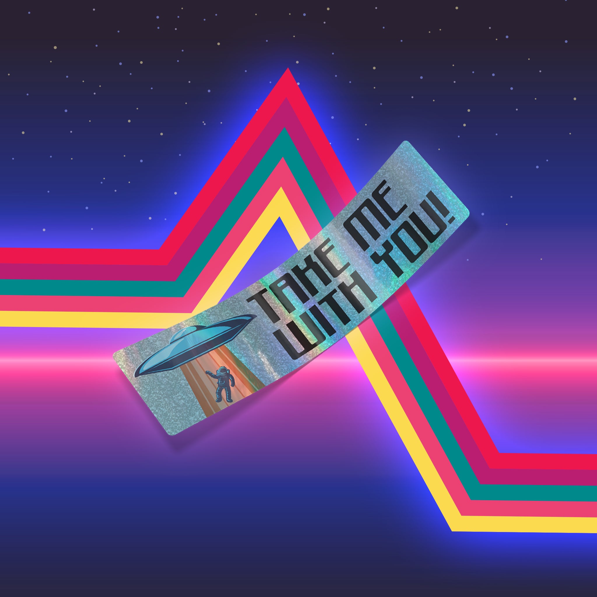 Custom Holographic Bumper Stickers