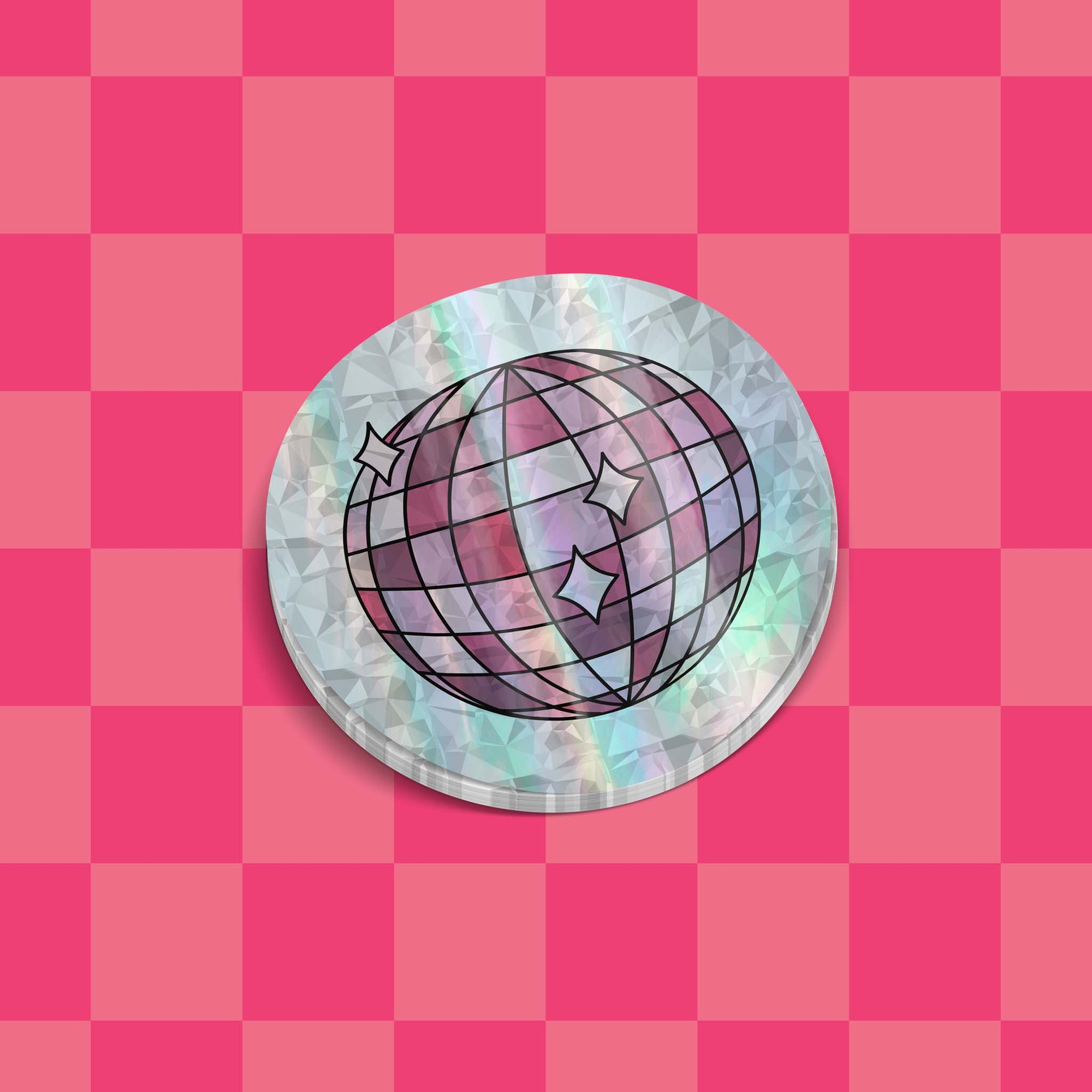 Custom Crystal Holographic Stickers | Upload Your Artwork