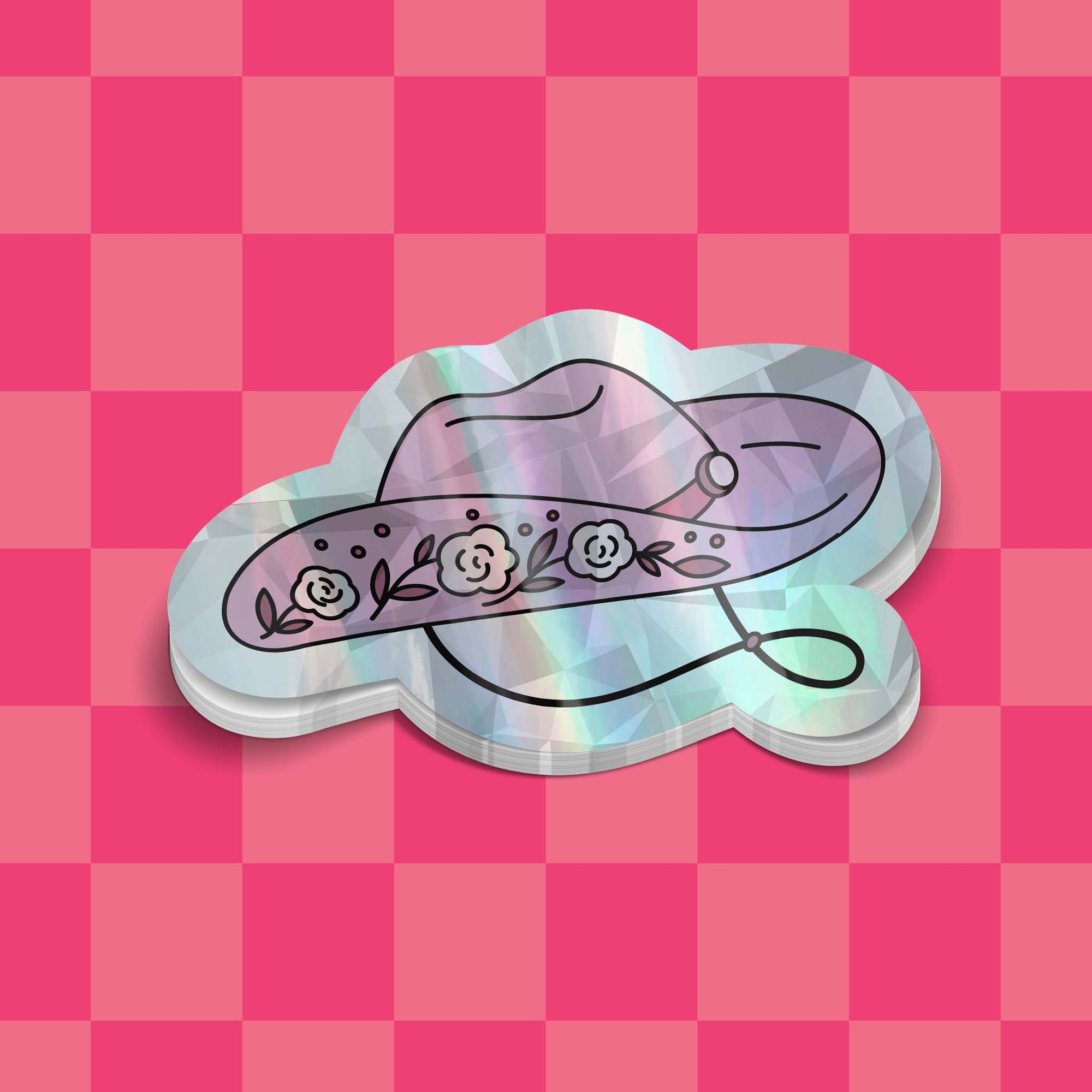 Custom Crystal Holographic Stickers | Upload Your Artwork