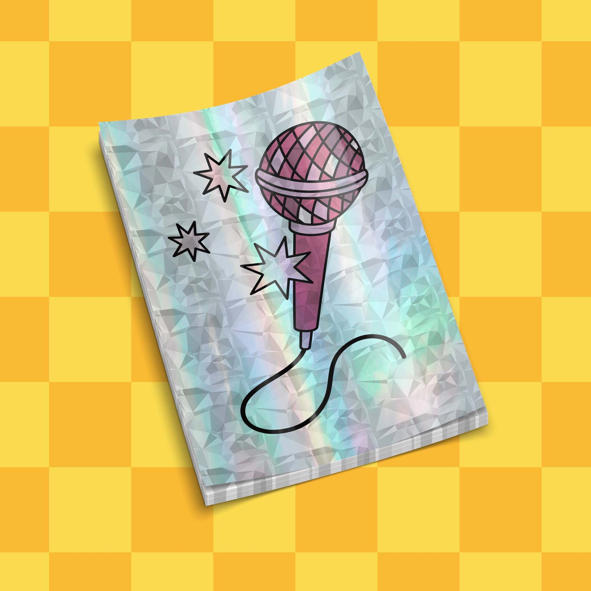 Custom Crystal Holographic Stickers | Upload Your Artwork