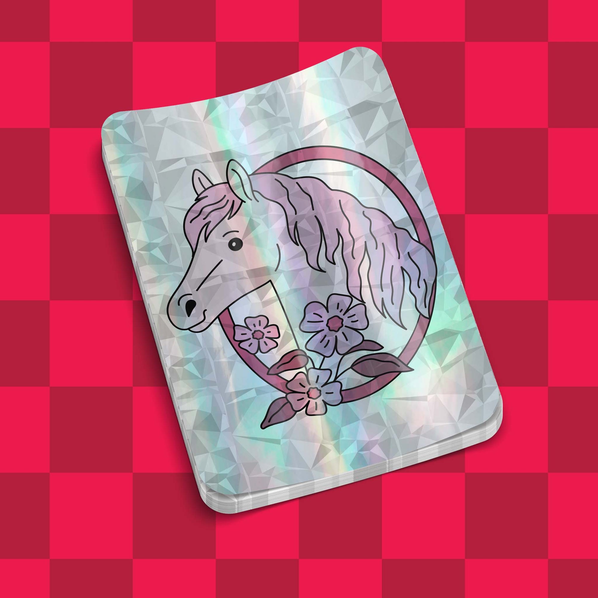 Custom Crystal Holographic Stickers | Upload Your Artwork
