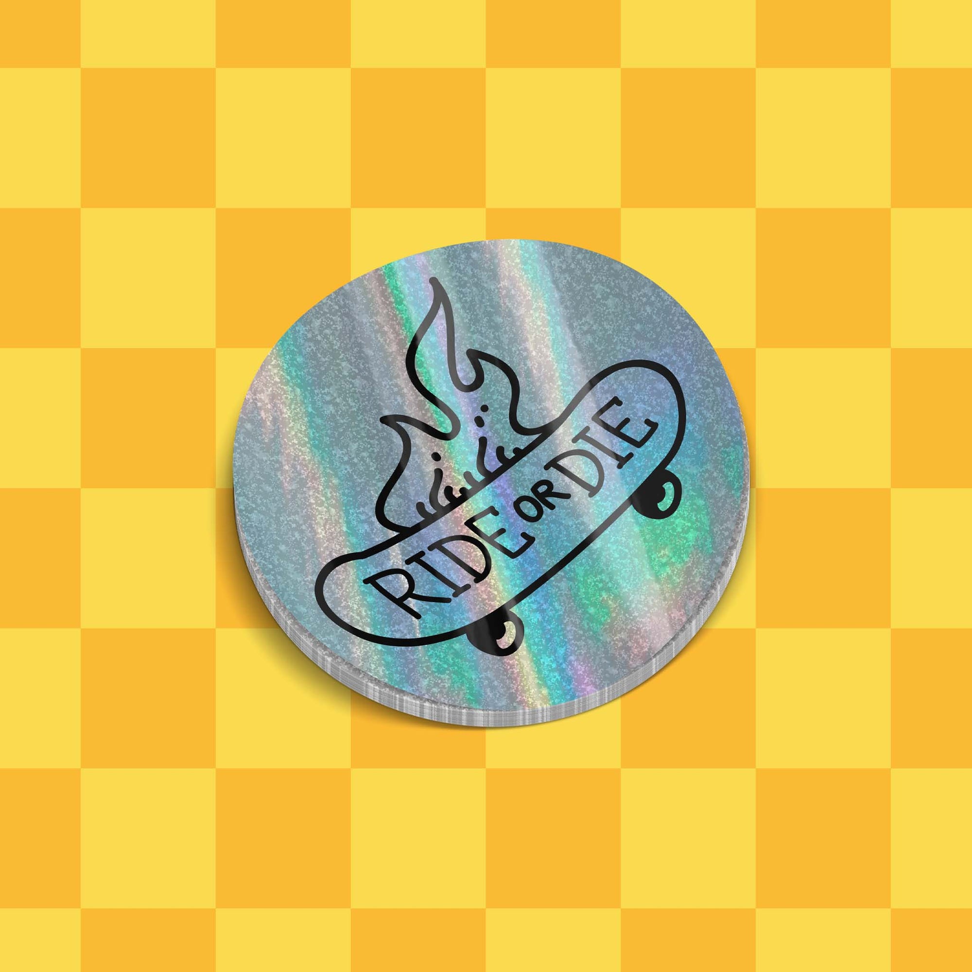 Custom Glitter Holographic Stickers | Upload Your Artwork