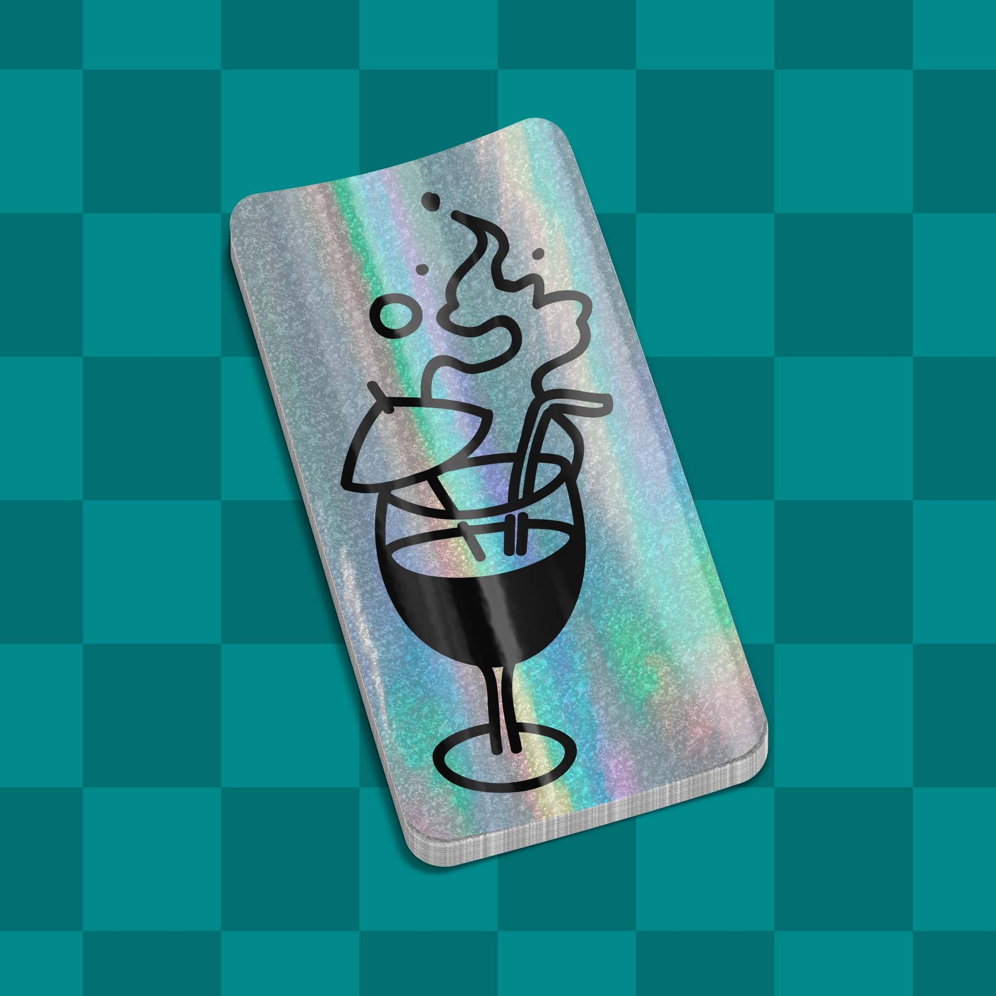 Custom Glitter Holographic Stickers | Upload Your Artwork