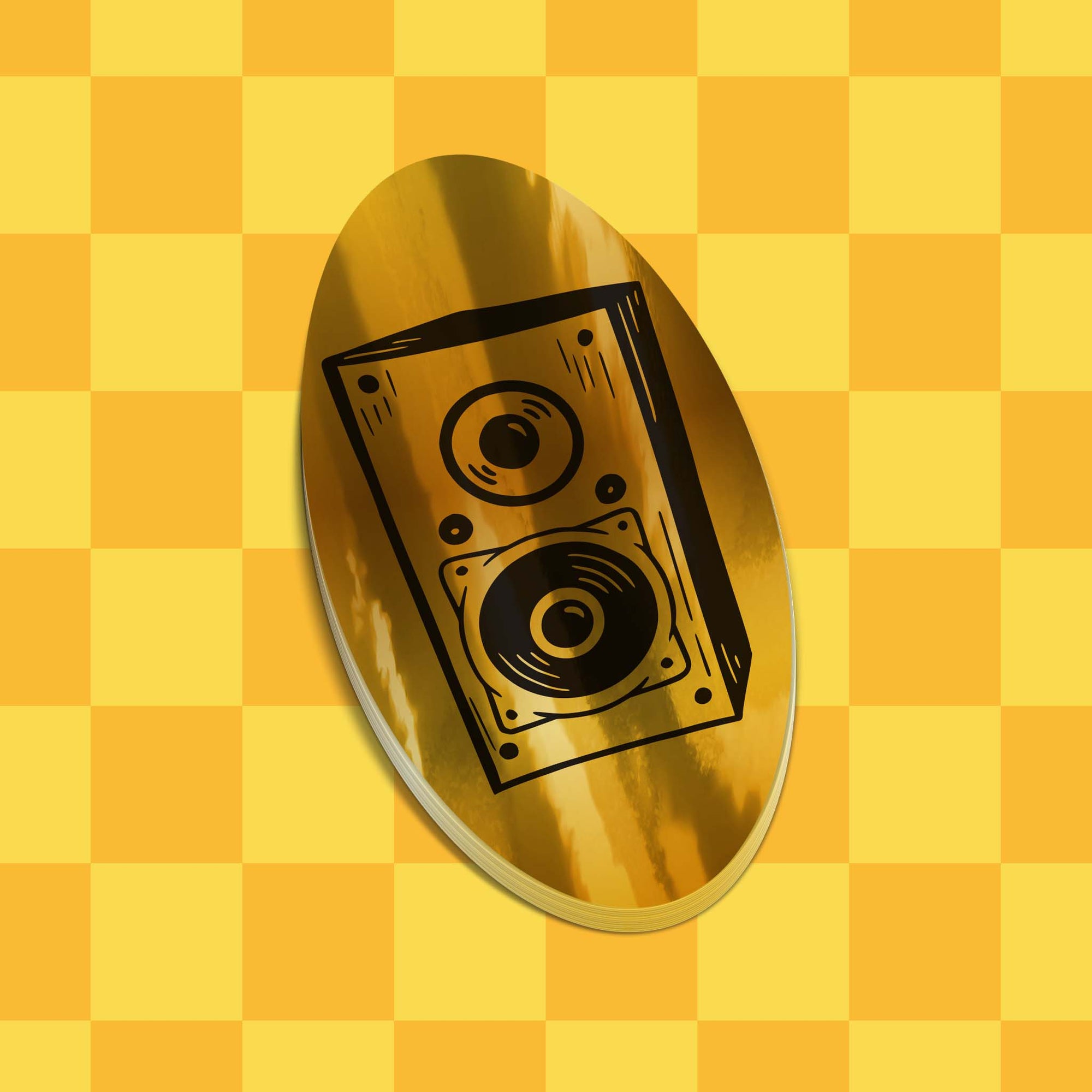 Custom Gold Holographic Stickers | Upload Your Artwork
