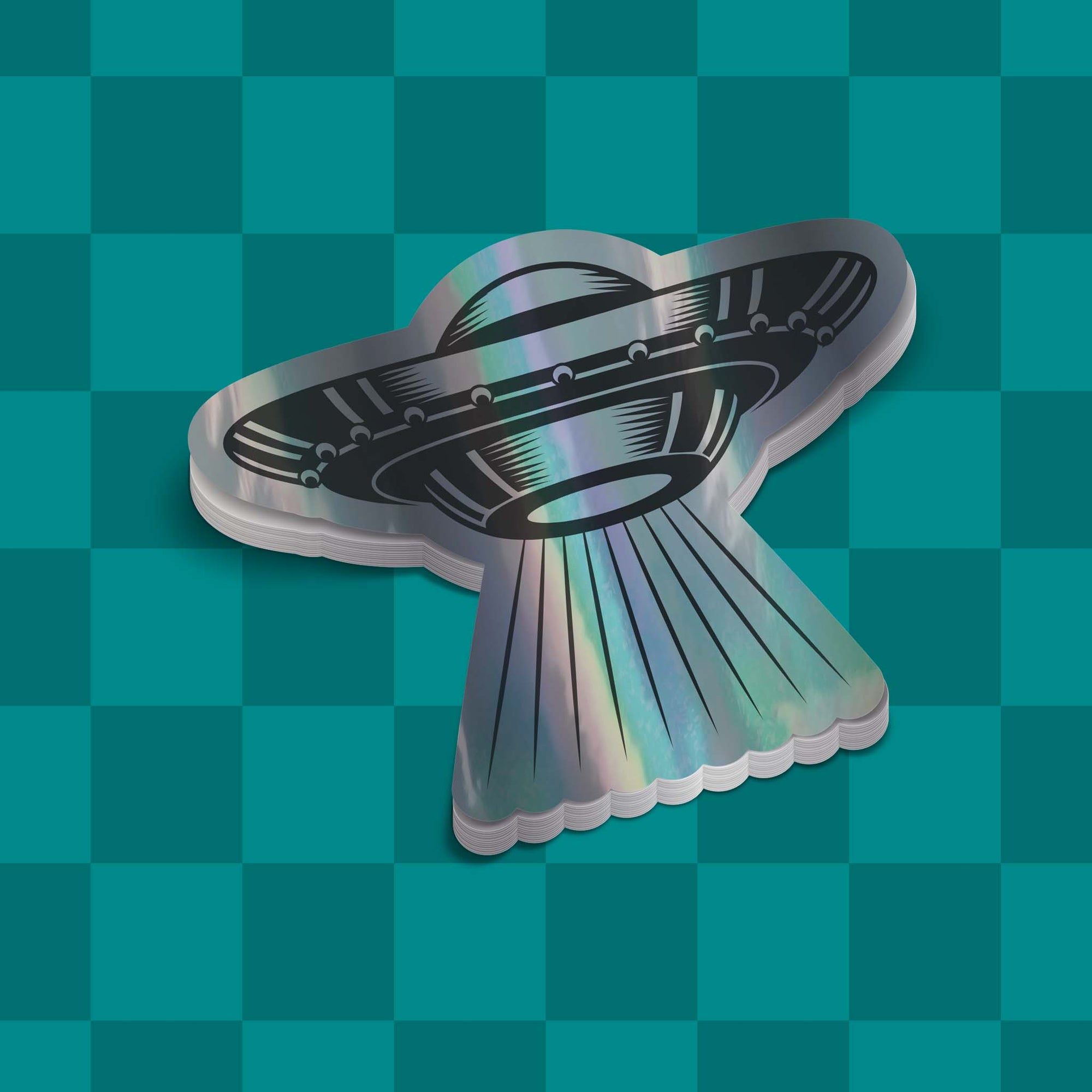 Custom Silver Holographic Stickers | Upload Your Artwork