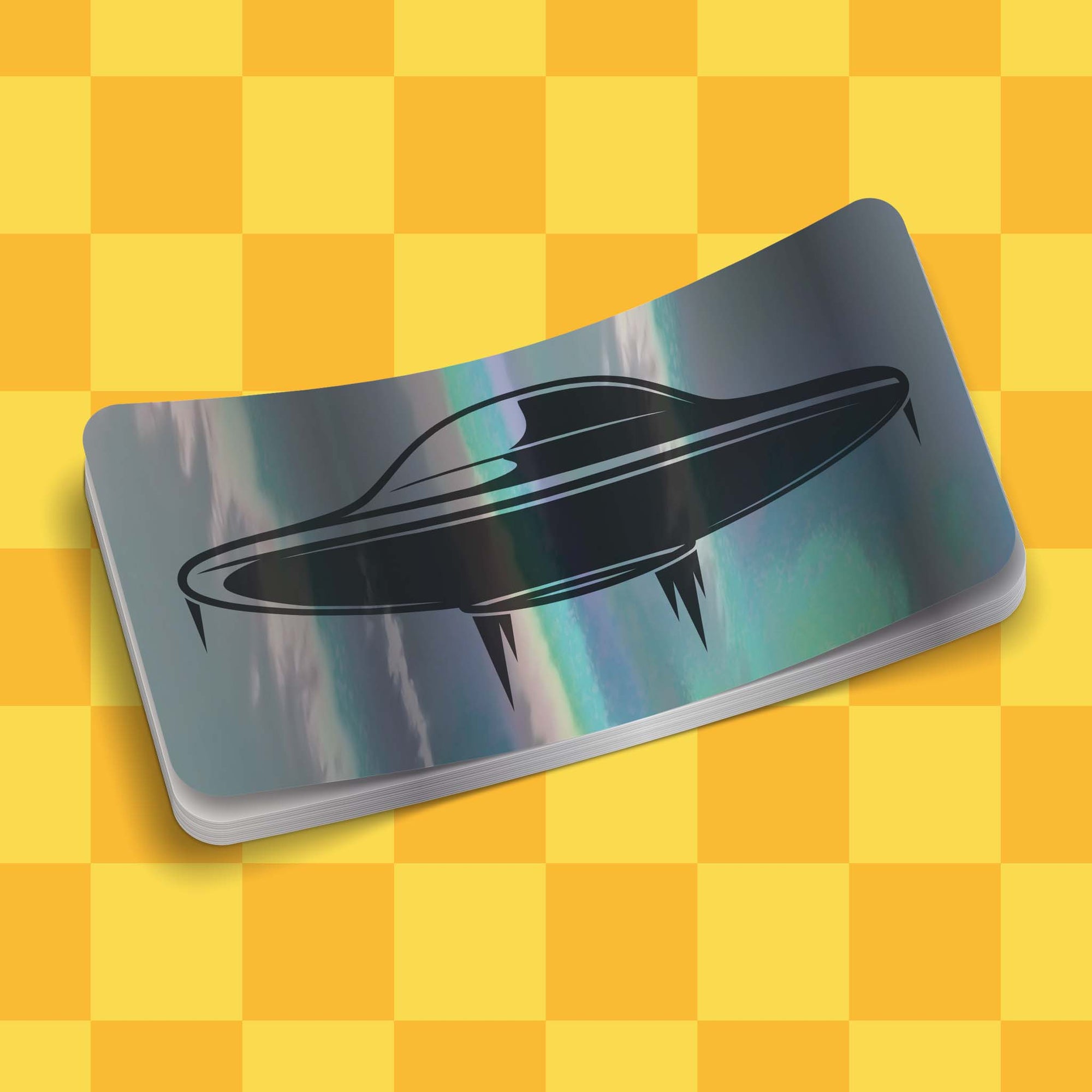 Custom Silver Holographic Stickers | Upload Your Artwork