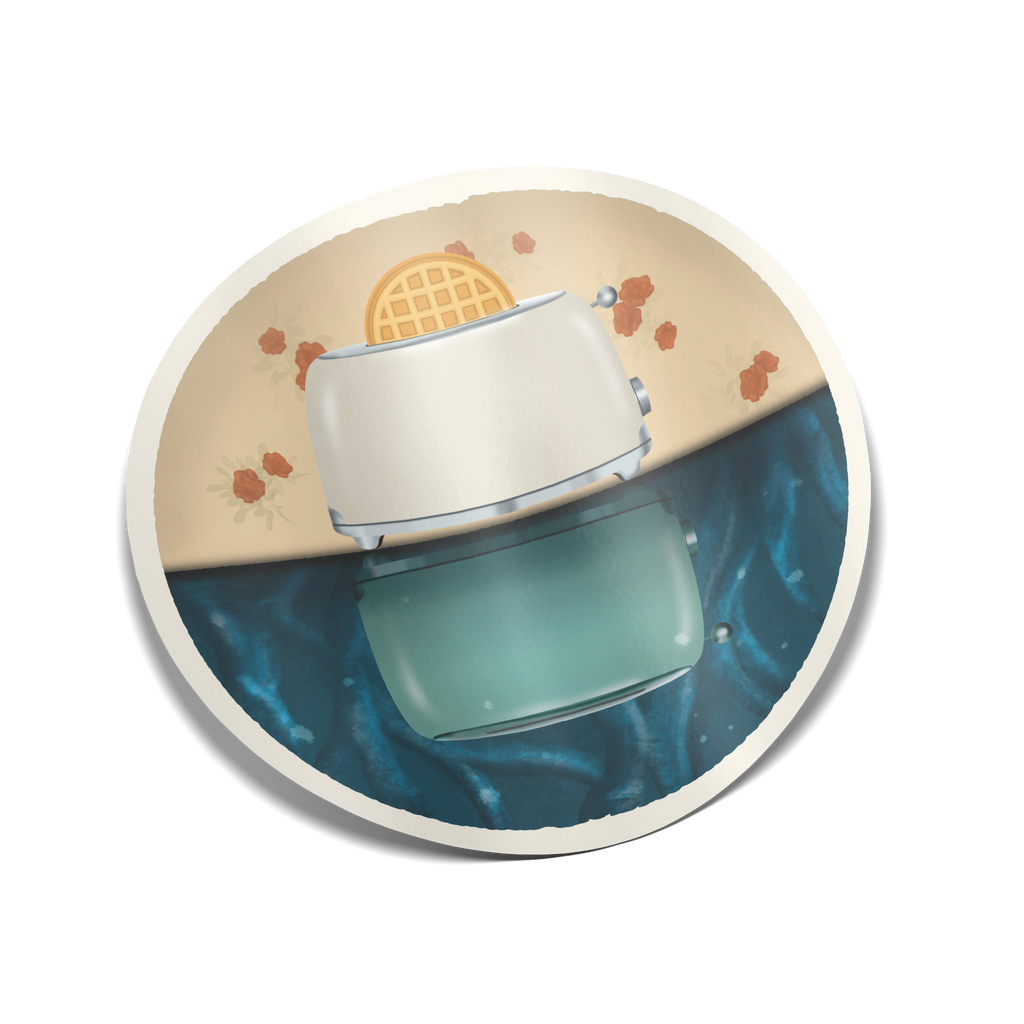 "Paranormal Toaster" Sticker