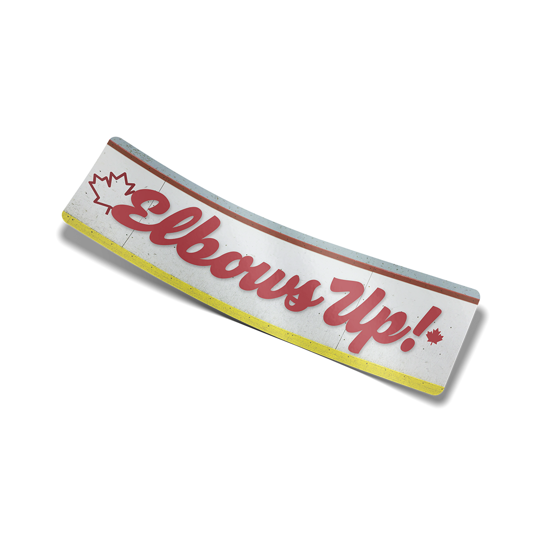 "Elbows Up!" Bumper Sticker