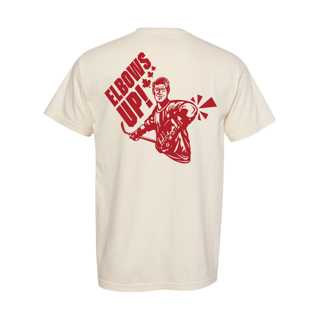 "Elbows Up" Hockey Guy T-Shirt