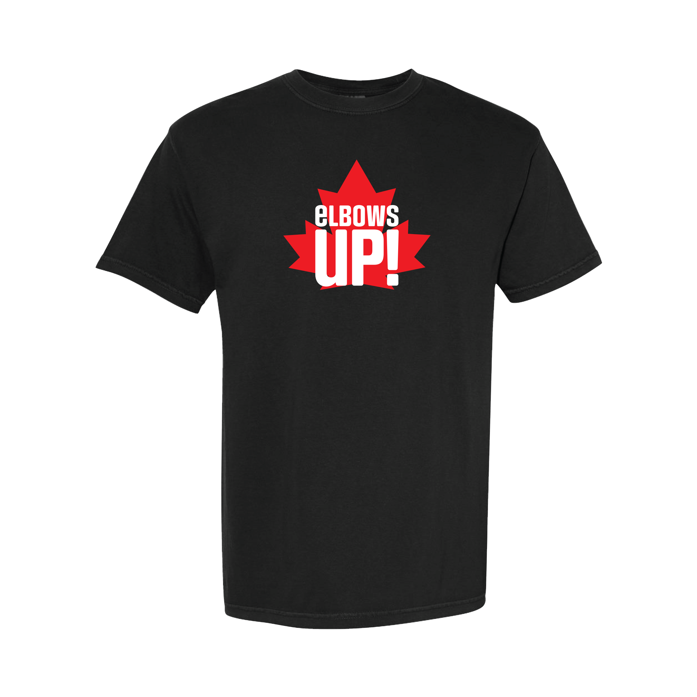 "Elbows Up!" Maple Leaf T-Shirt