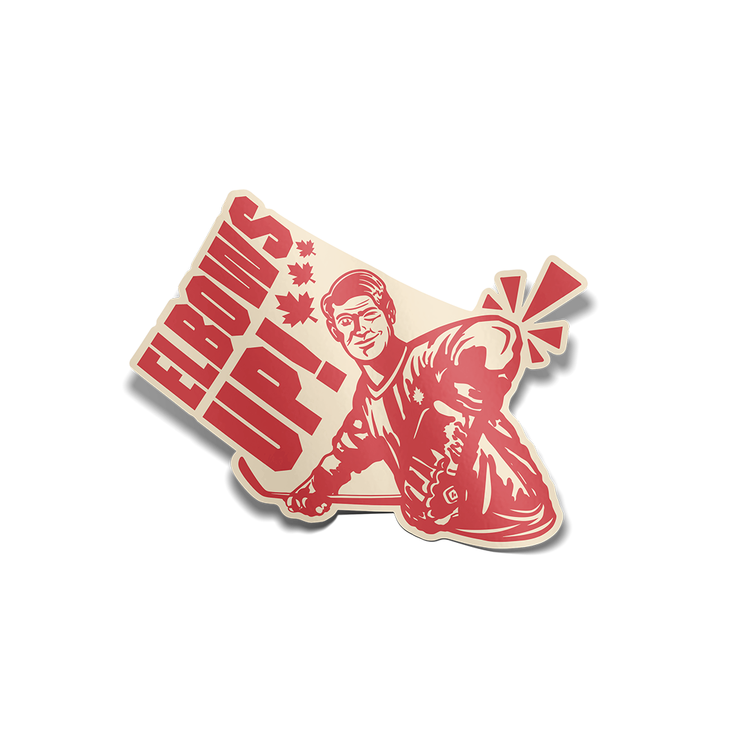 "Elbows Up!" Sticker