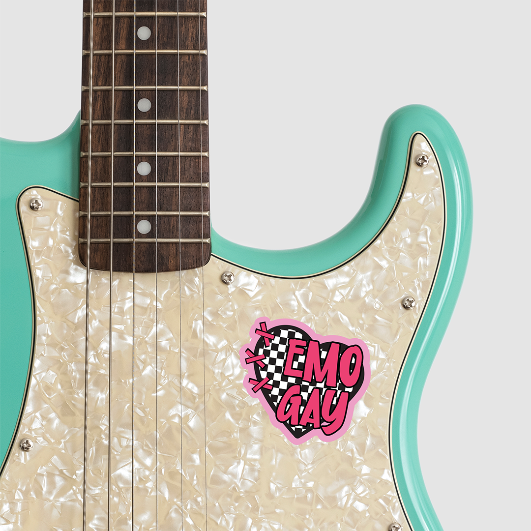 "Emo Gay" Sticker