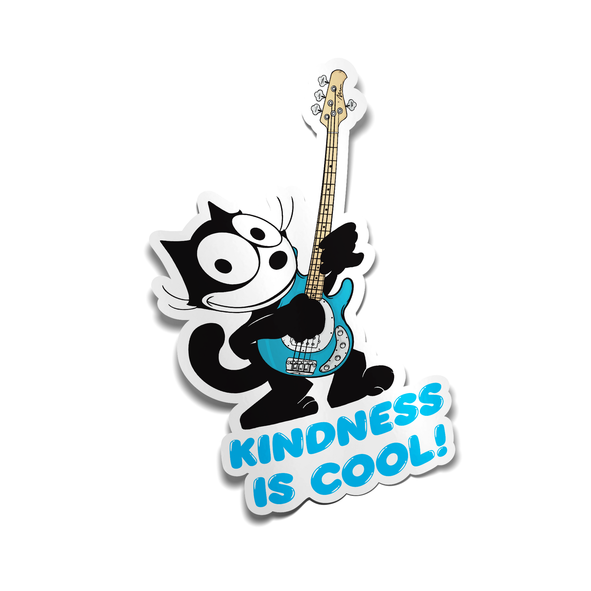 "Kindness is Cool!" Cat Sticker