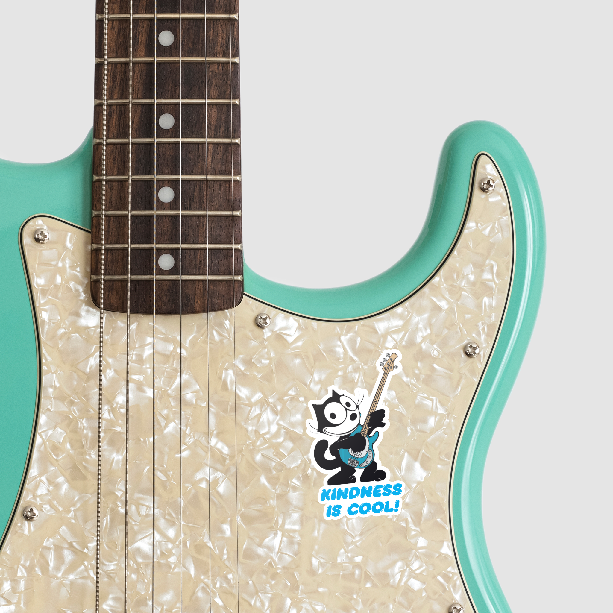 "Kindness is Cool!" Cat Sticker
