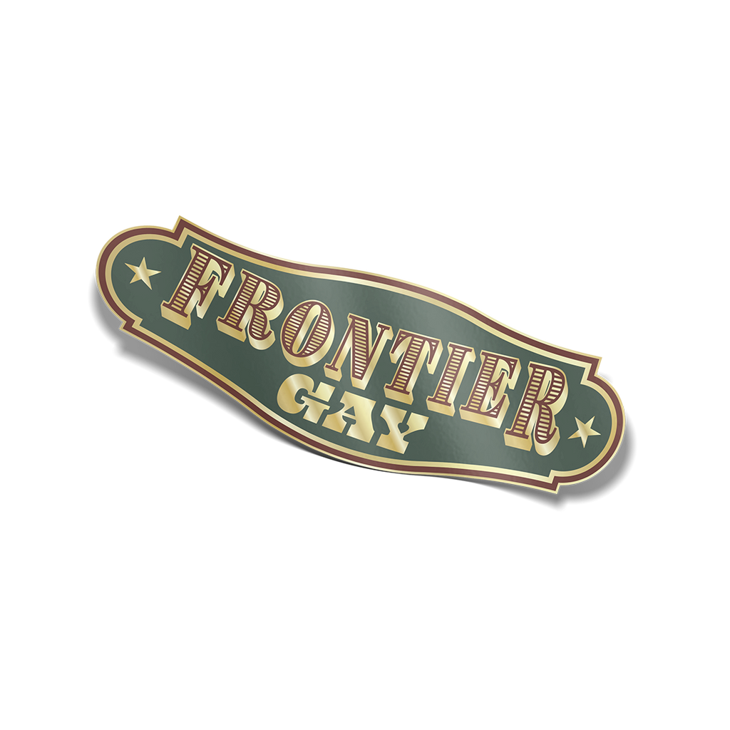 "Frontier Gay" Sticker