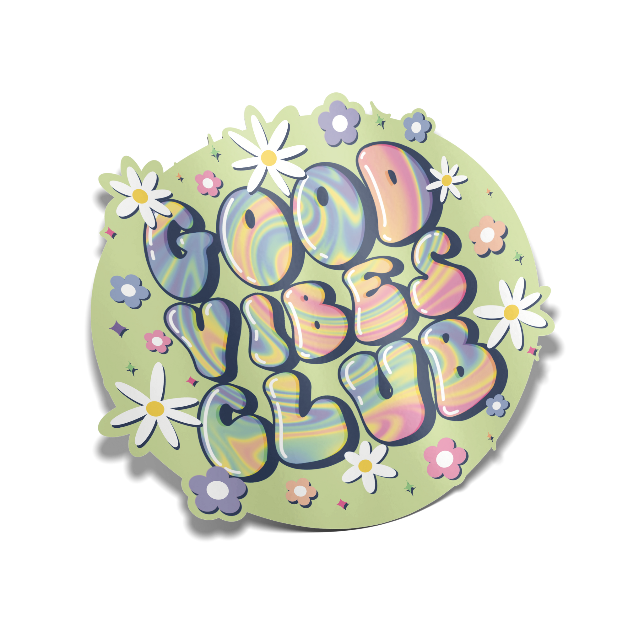"Good Vibes Club" Sticker