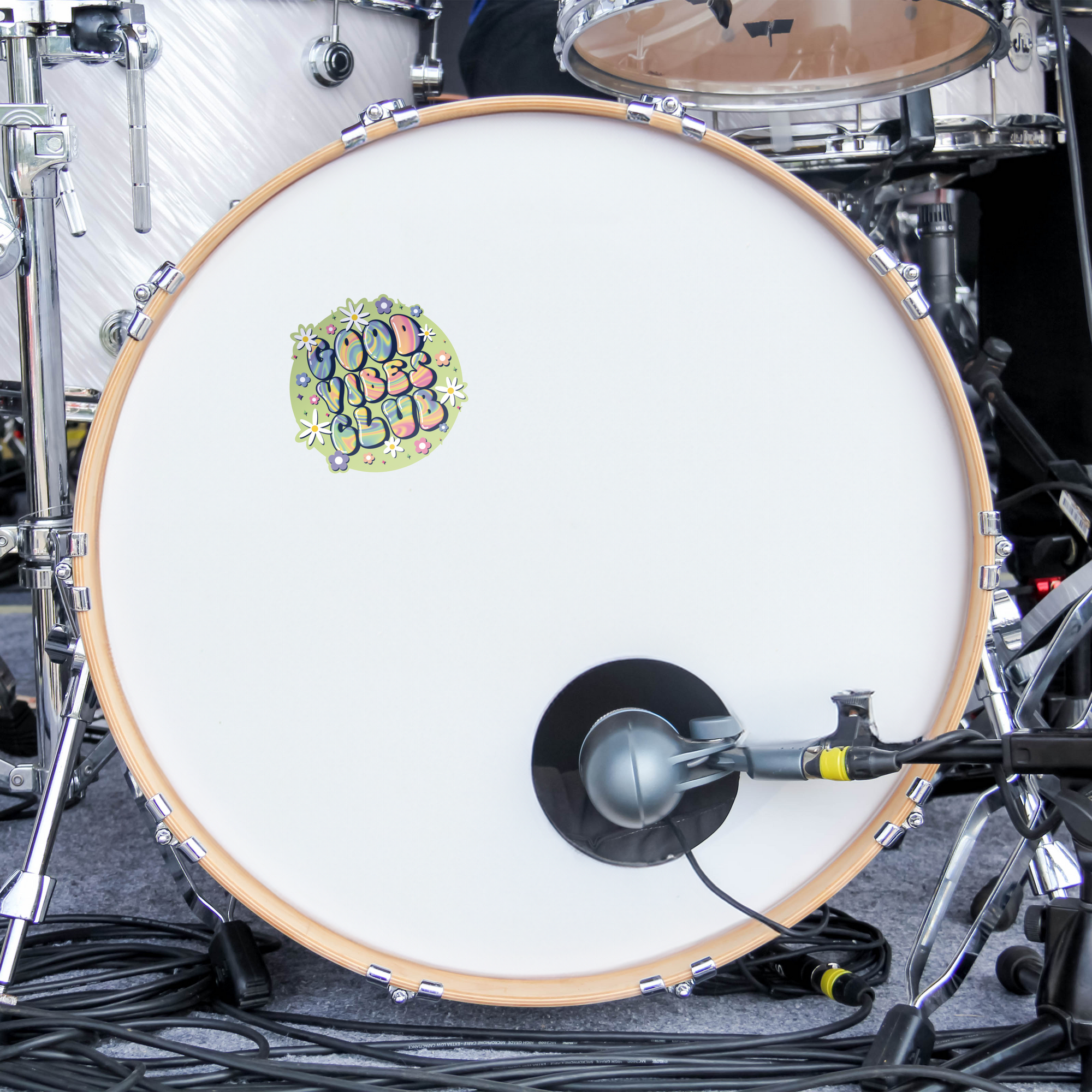 "Good Vibes Club" Sticker