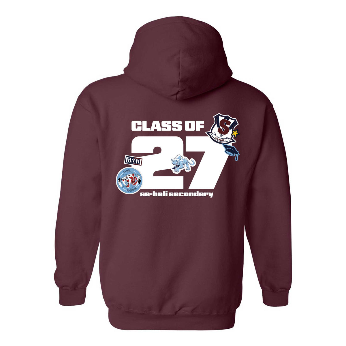 Sa-Hali Secondary School Sticker Grad Hoodie