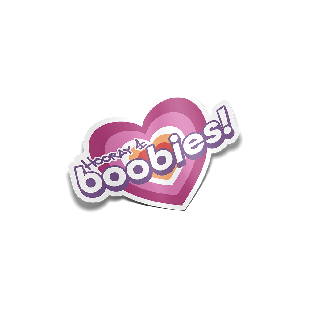 "Hooray 4 Boobies" Sticker