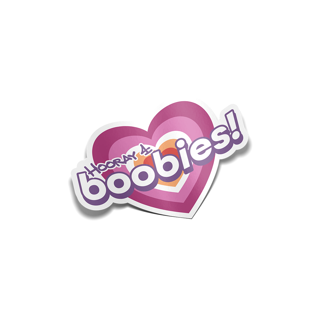 "Hooray 4 Boobies" Sticker