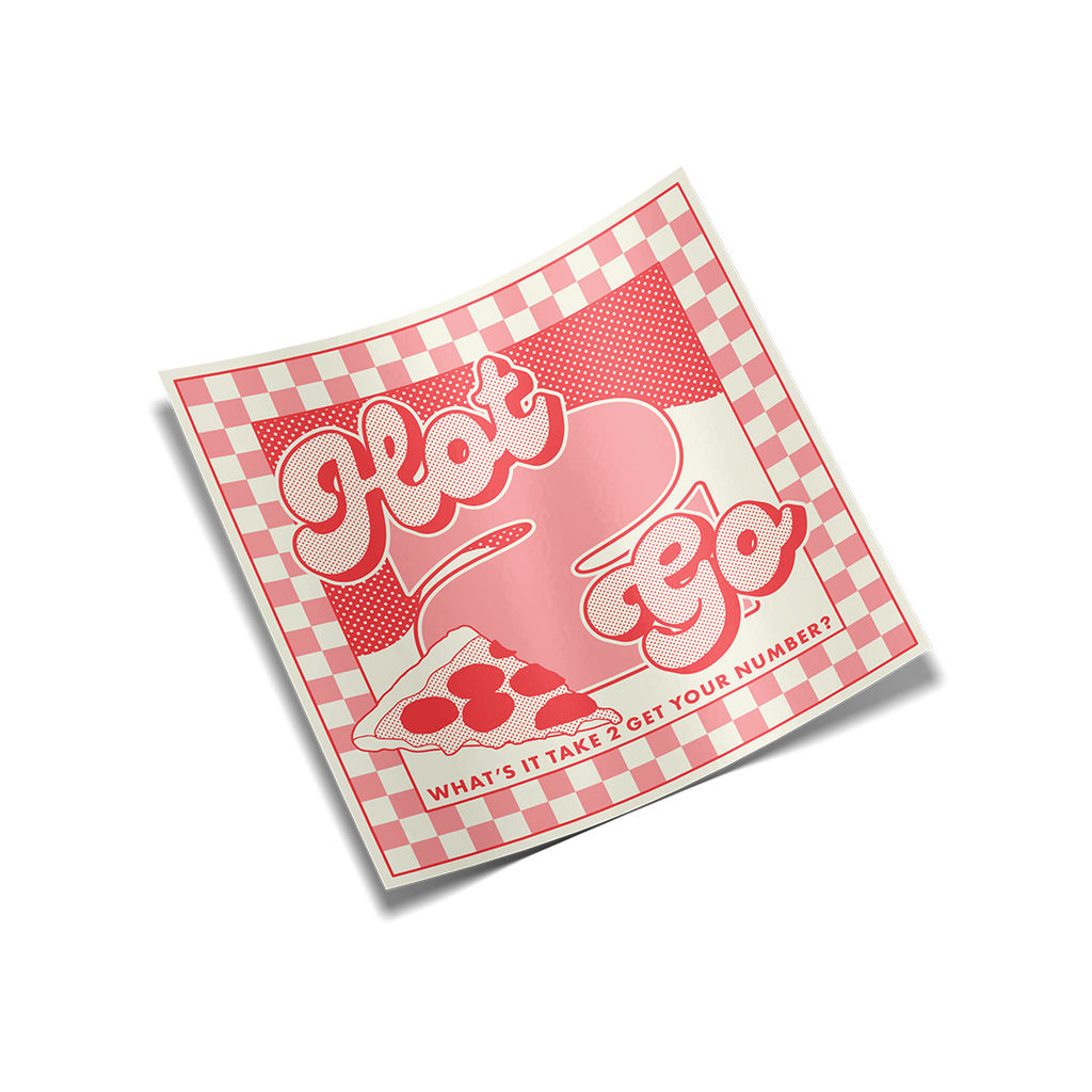 "Hot 2 Go" Sticker