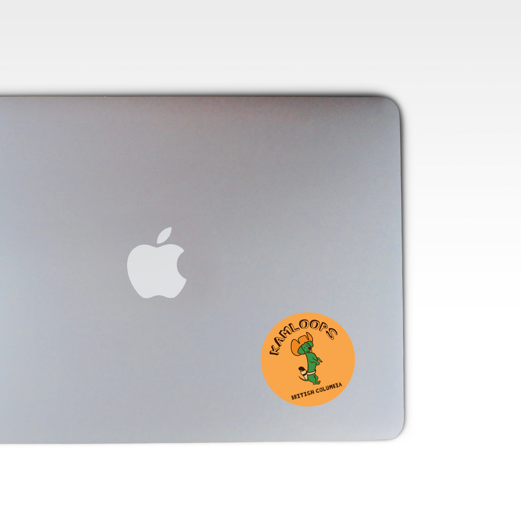 "Kamloops, British Columbia" Wiener Dog Sticker