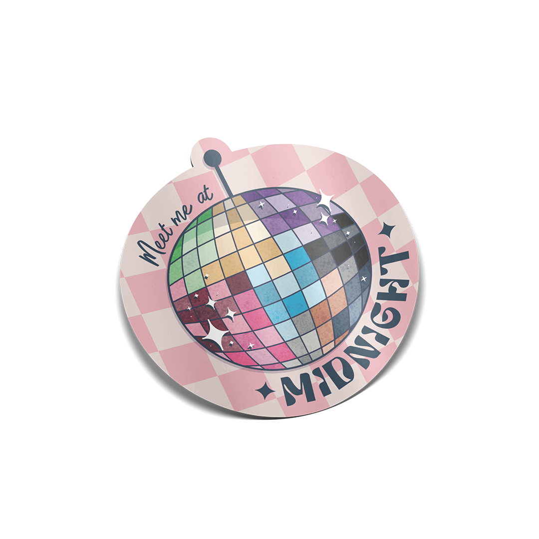 "Meet Me at Midnight" Sticker