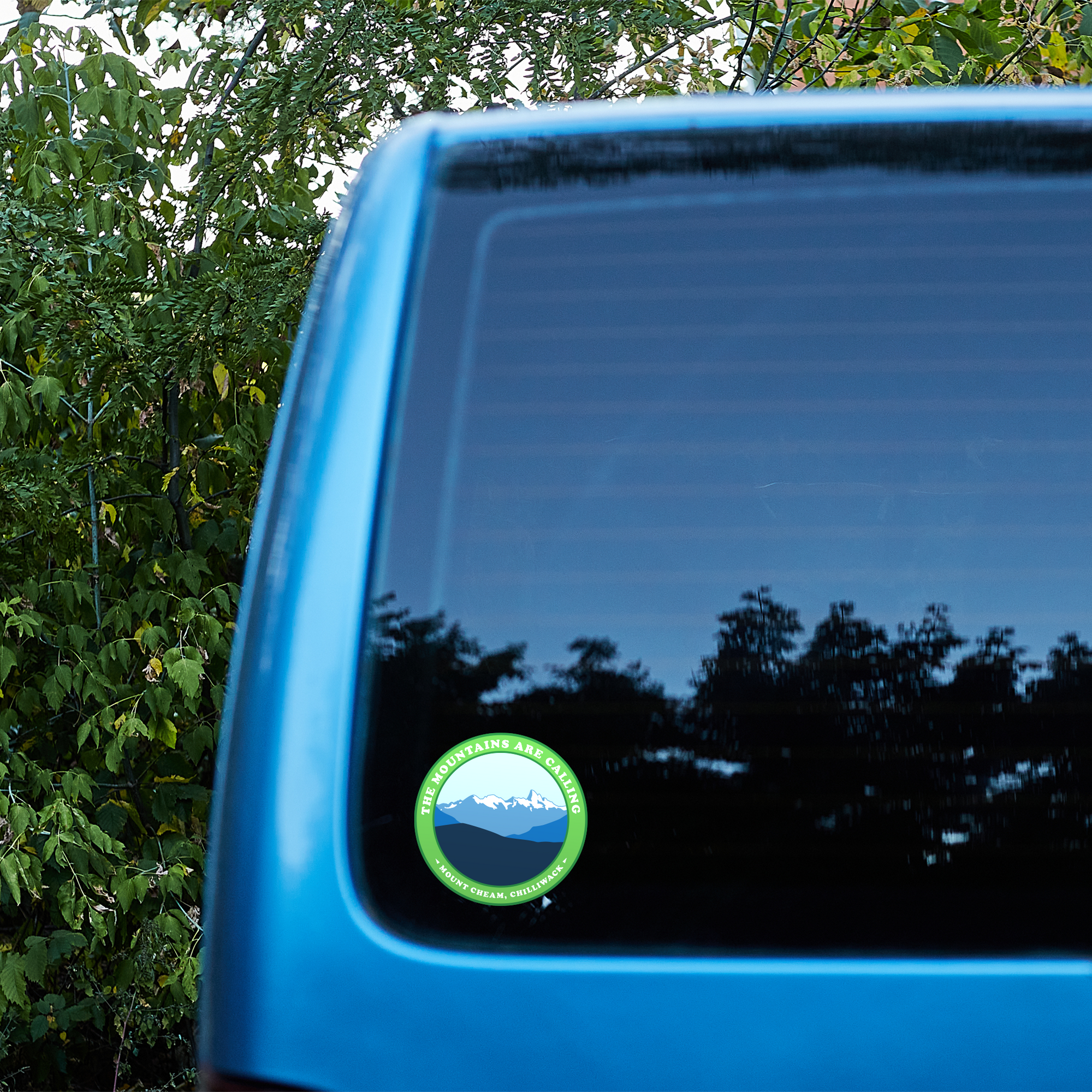 "The Mountains Are Calling" Mount Cheam, Chilliwack Sticker
